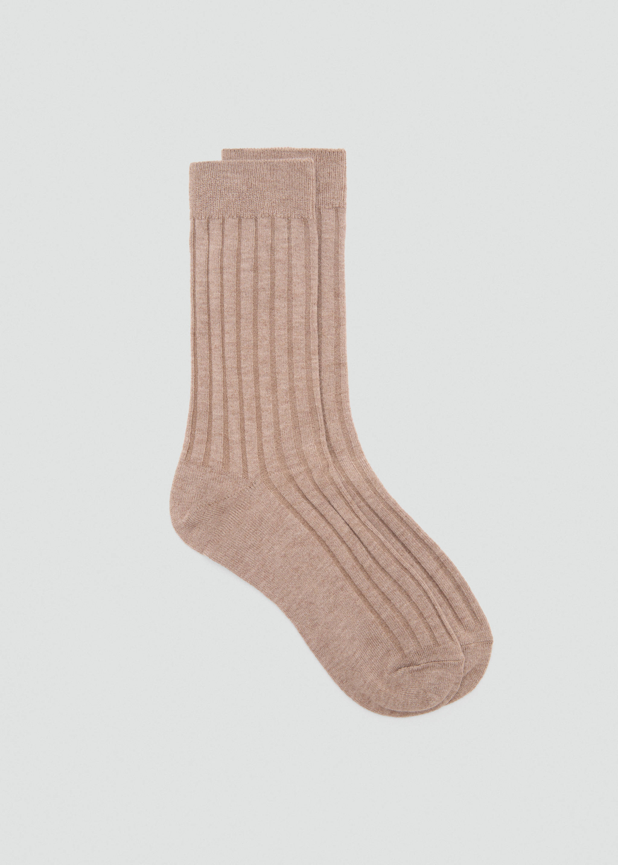 Ribbed wool blend socks - Article without model