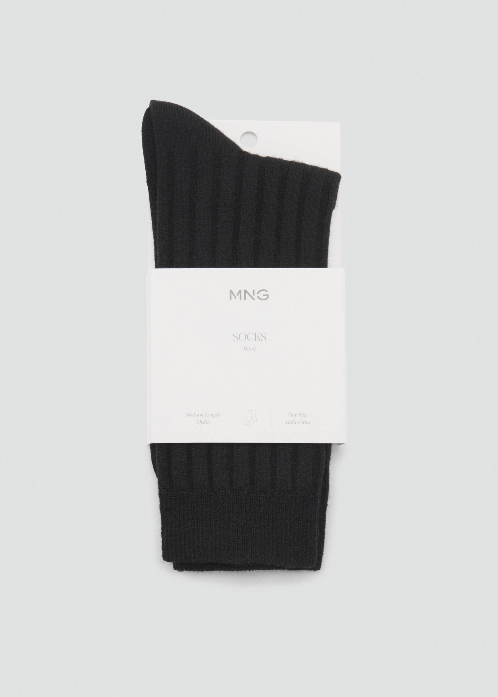 Ribbed wool blend socks - Details of the article 1