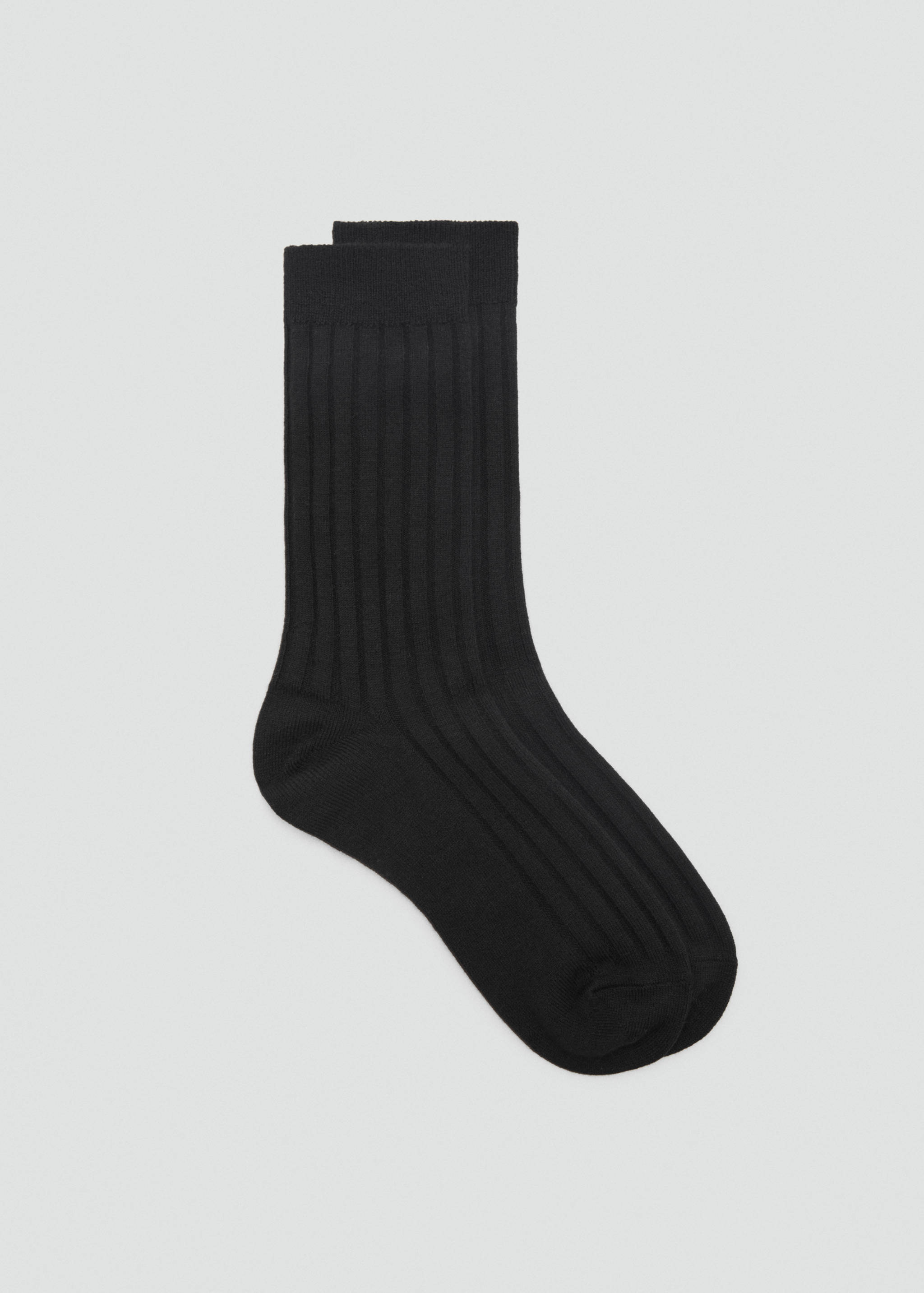 Rippsocken aus Wollgemisch - Artikel ohne Model