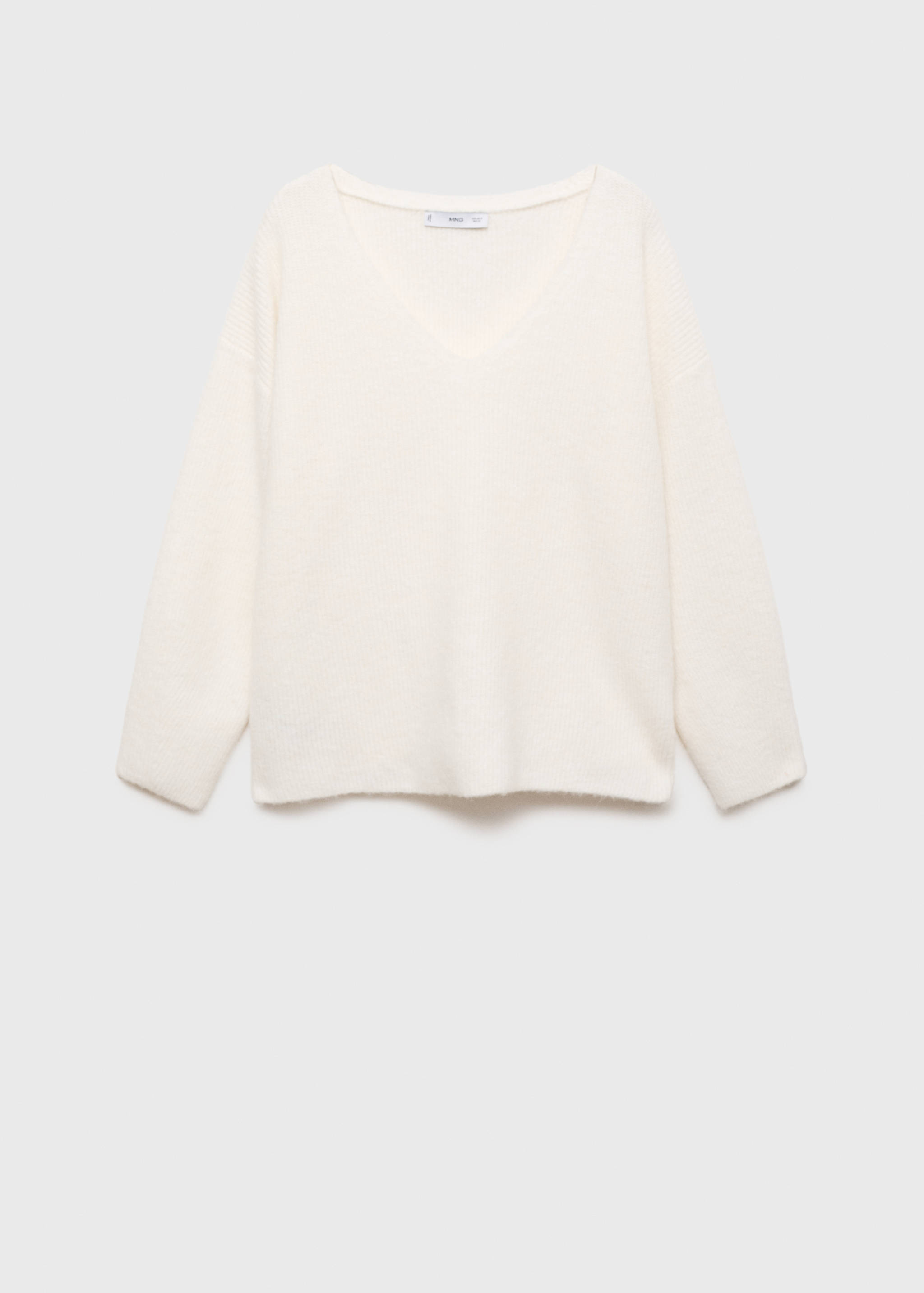 V-neck knit sweater - Article without model