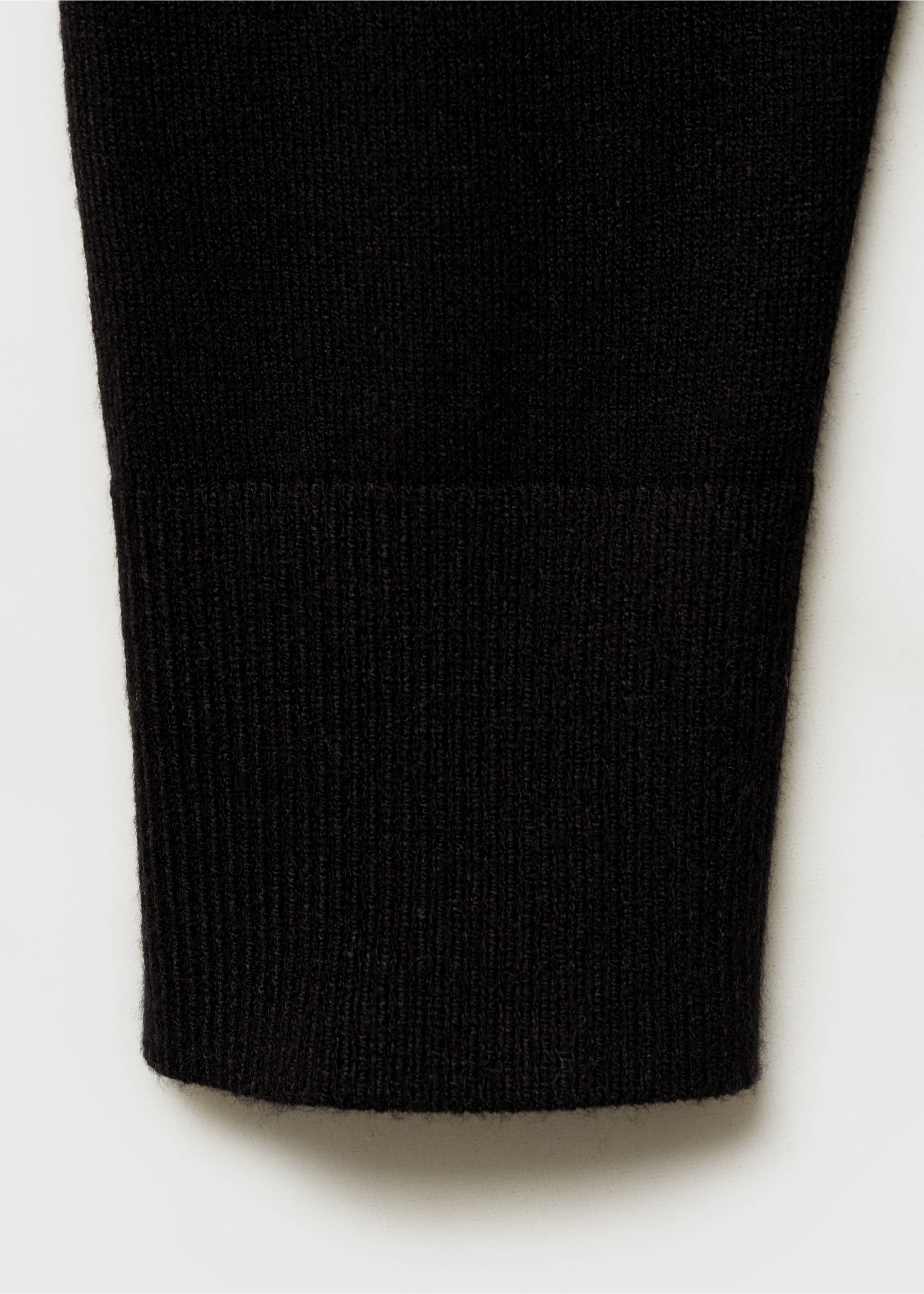 Jersey punto cuello perkins - Detalle del artículo 0, Negro. Ref: 87090430-00.