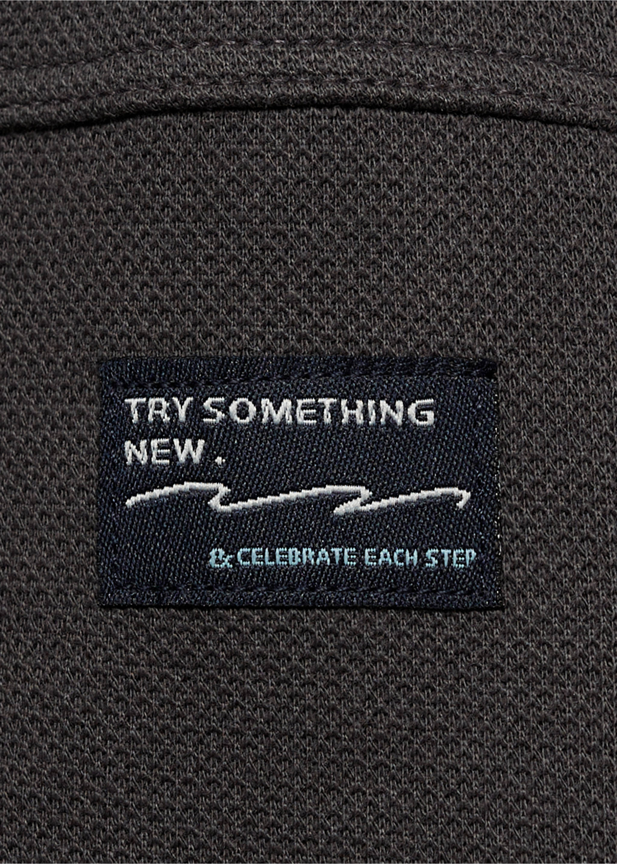 Jogger trousers with elastic waist - Details of the article 0, Charcoal. Ref: 87090433-00.