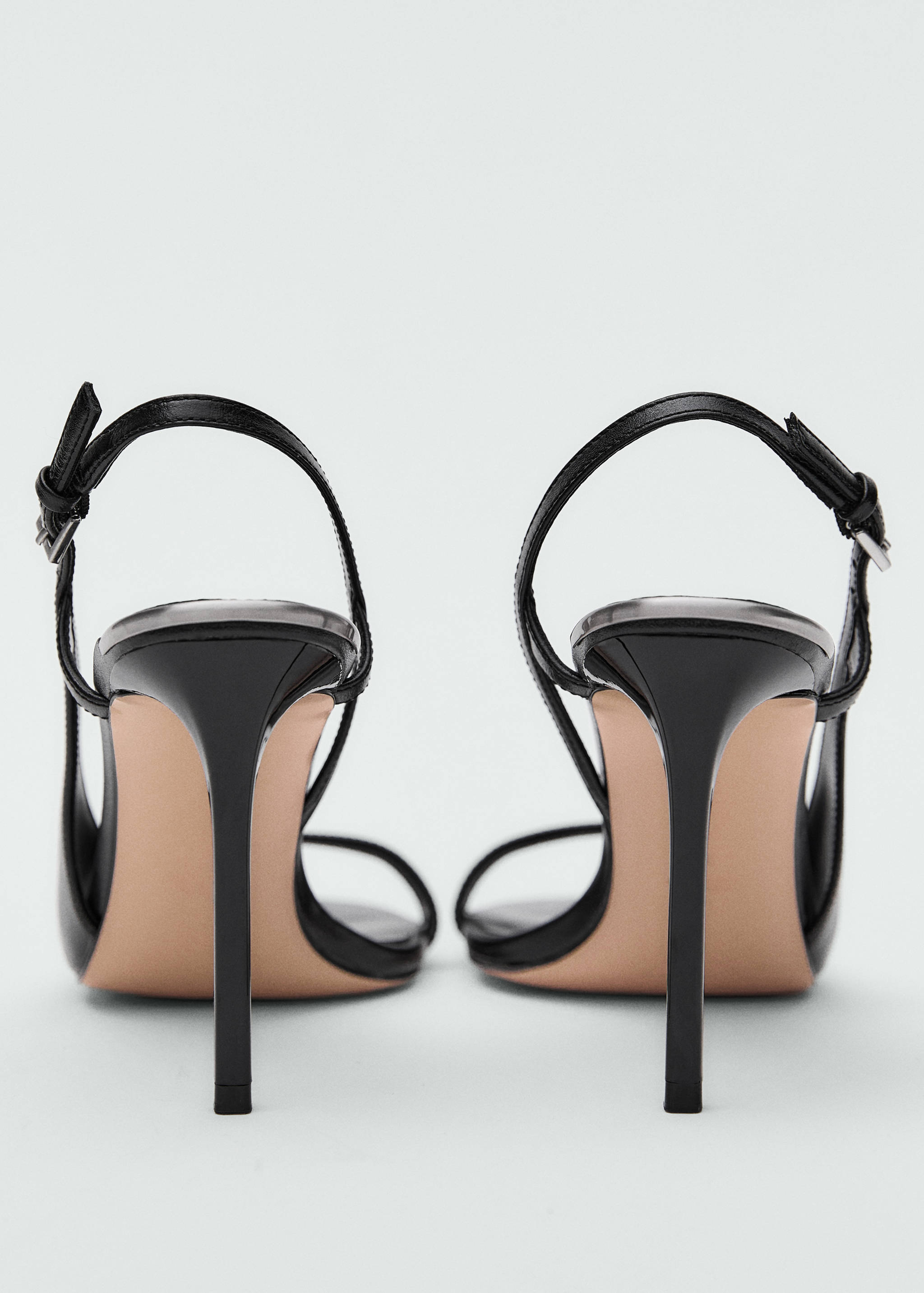 Sandales cuir talon asymétrique - Détail de l'article 3