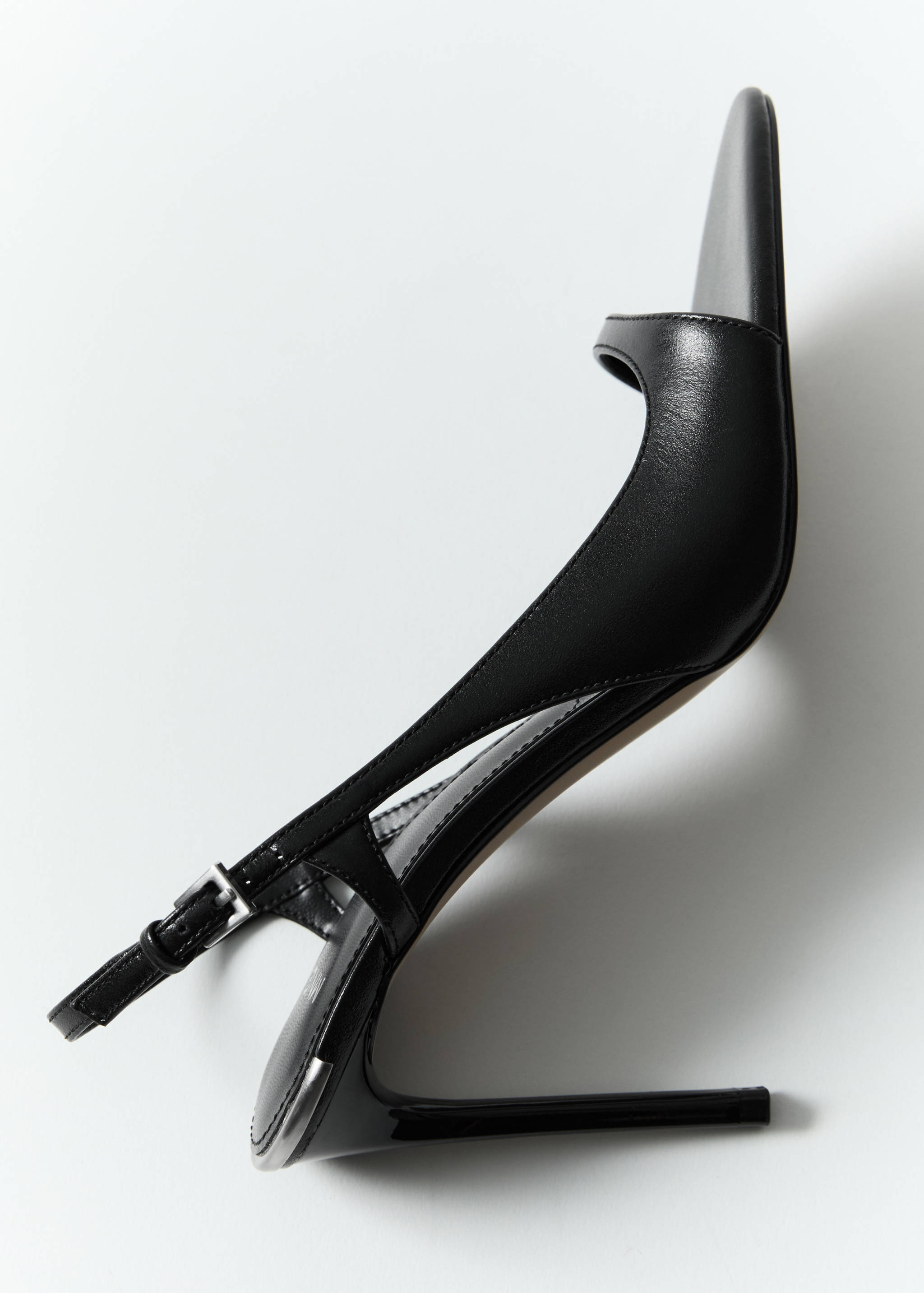 Sandales cuir talon asymétrique - Détail de l'article 5