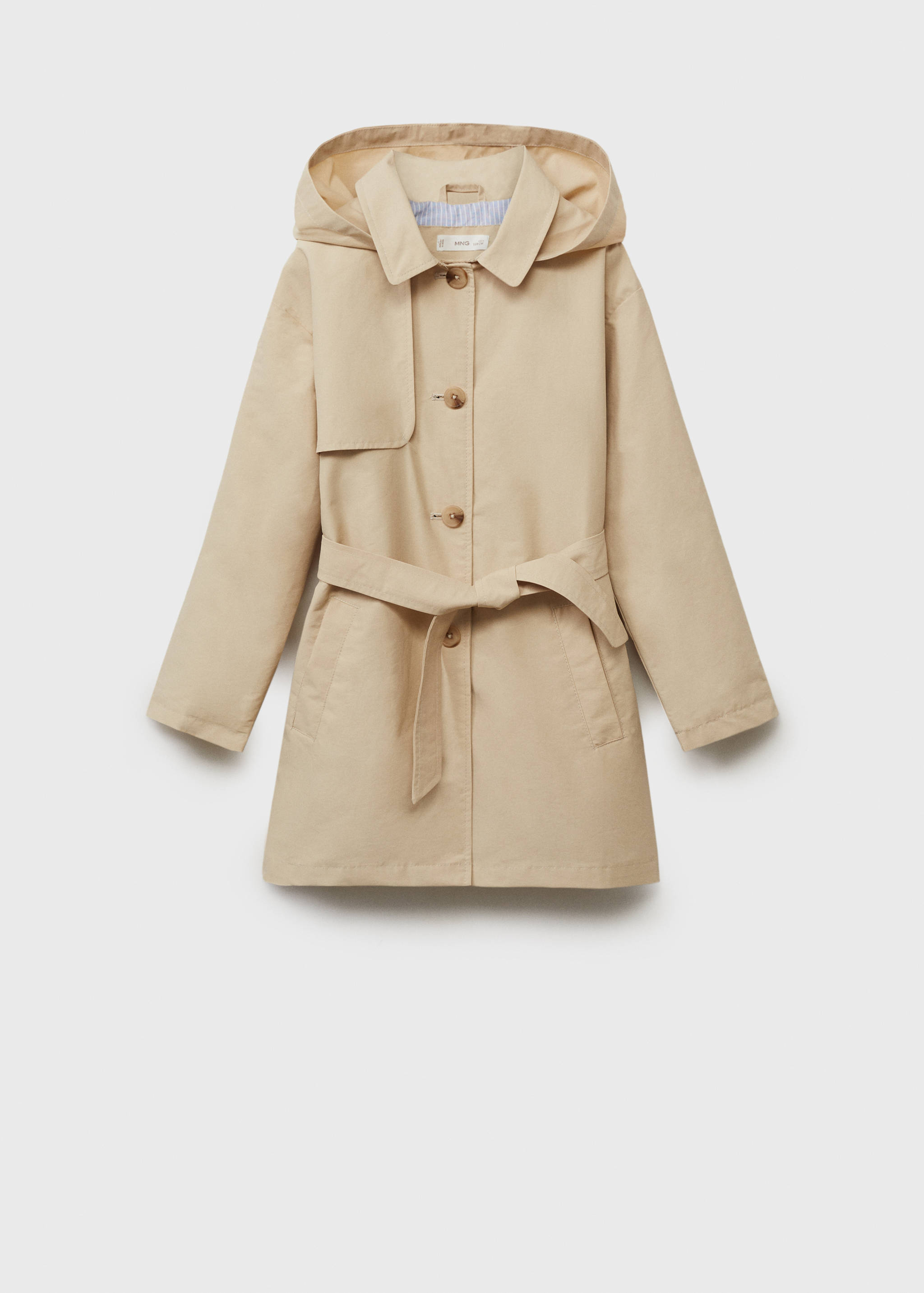 Trench capuche - Article sans modèle