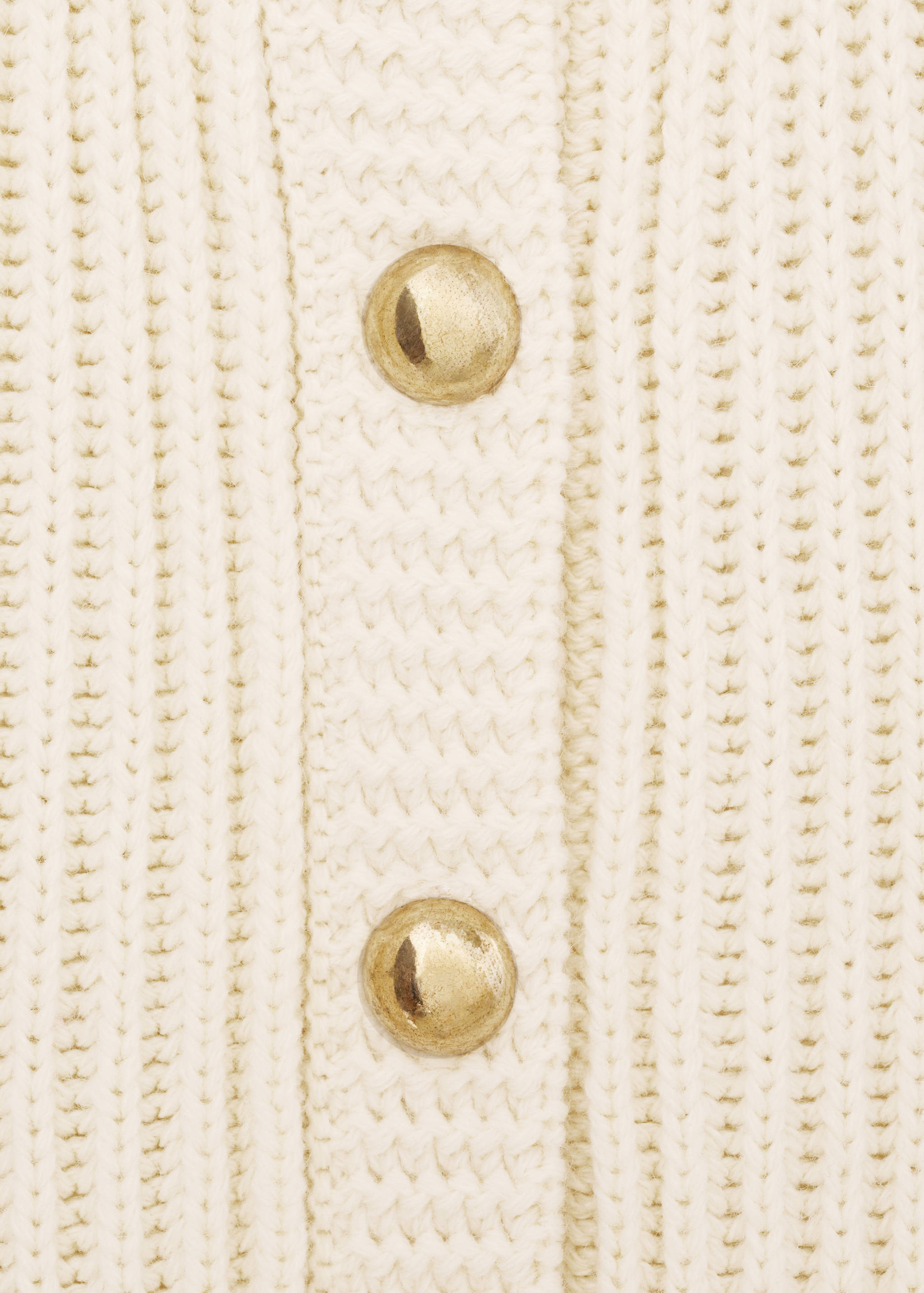 Knitted cardigan with jewel button - Details of the article 8
