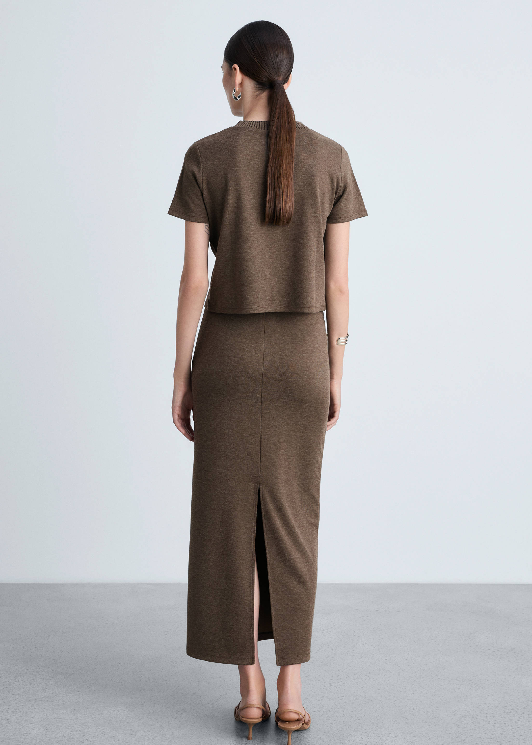 T-shirt maille manches courtes - Verso de l’article