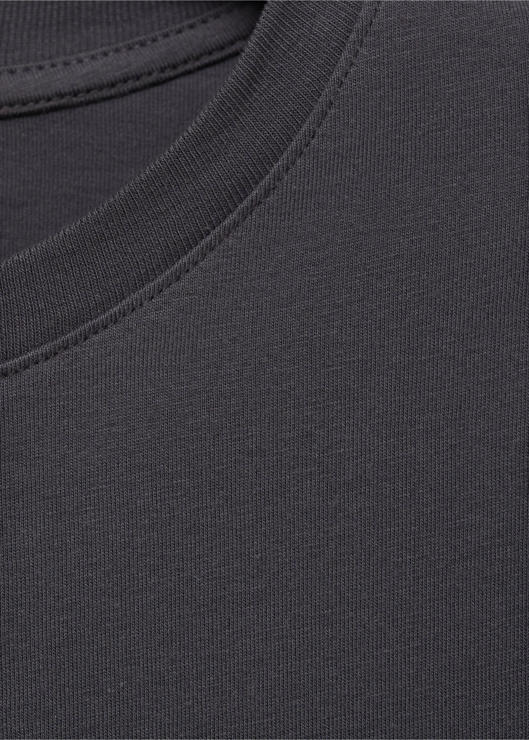 T-shirt en coton imprimé - Détail de l'article 8, Gris anthracite. Ref: 87090456-00.