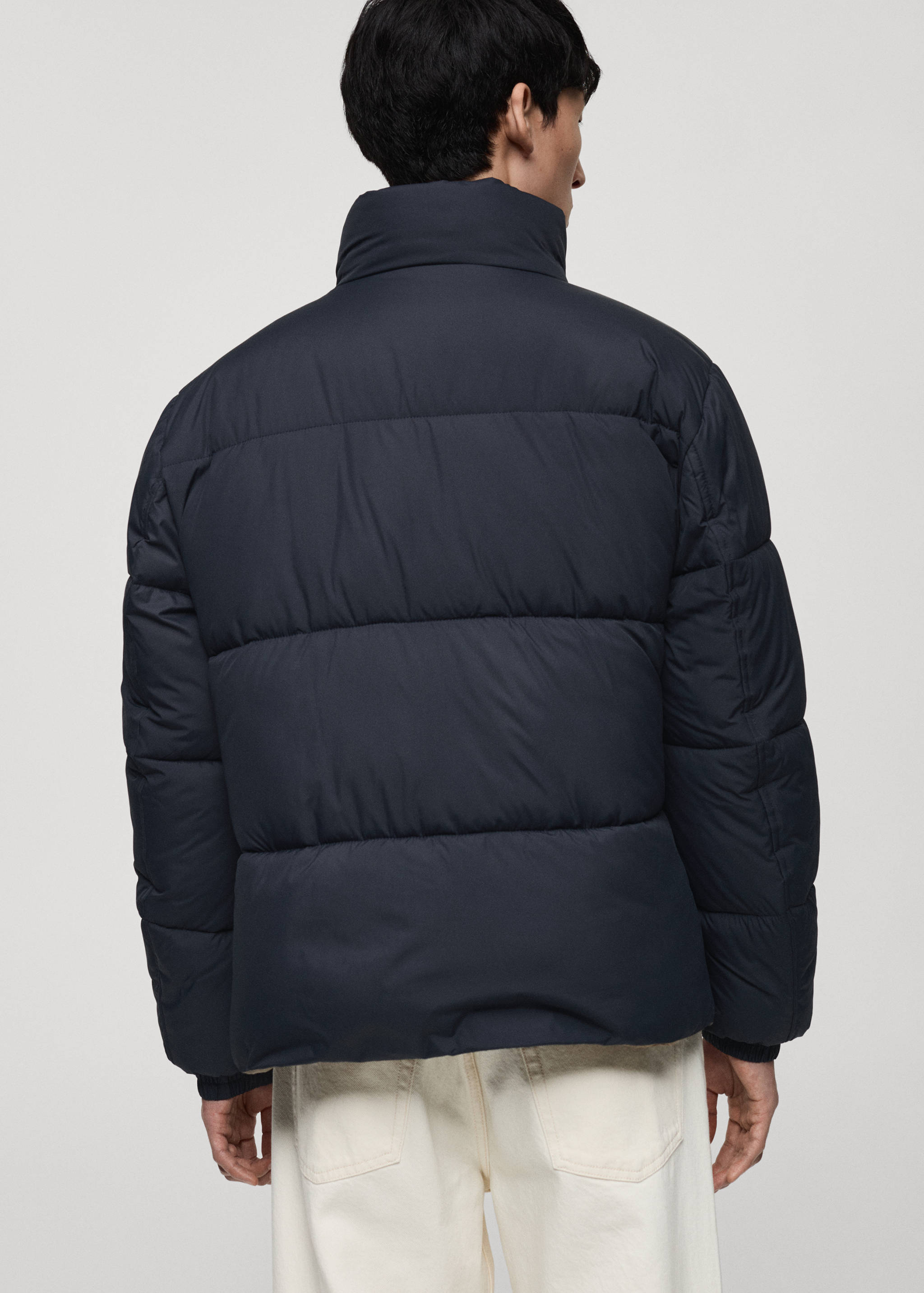 Water-repellent quilted anorak - Reverse of the article