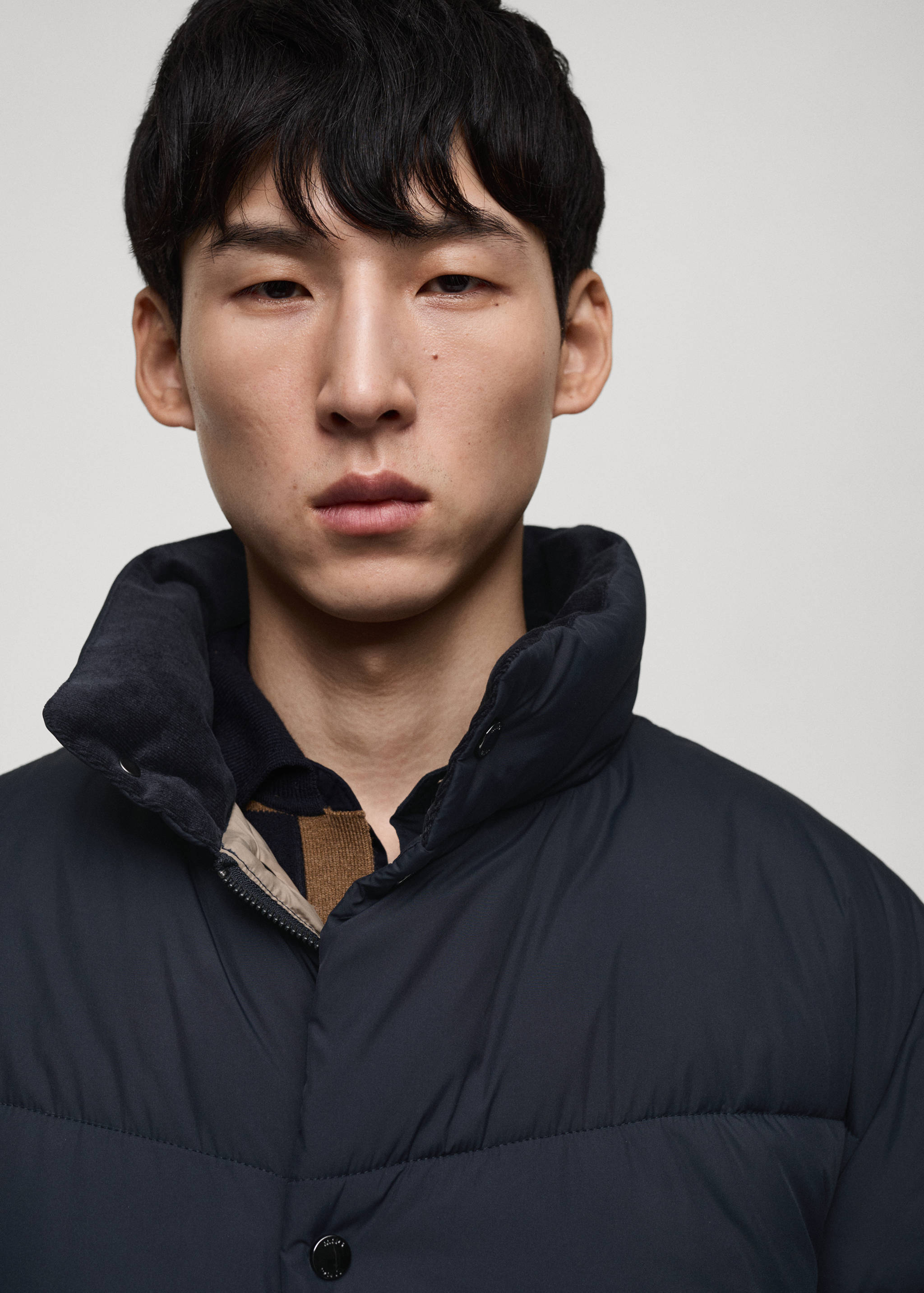 Water-repellent quilted anorak - Details of the article 1
