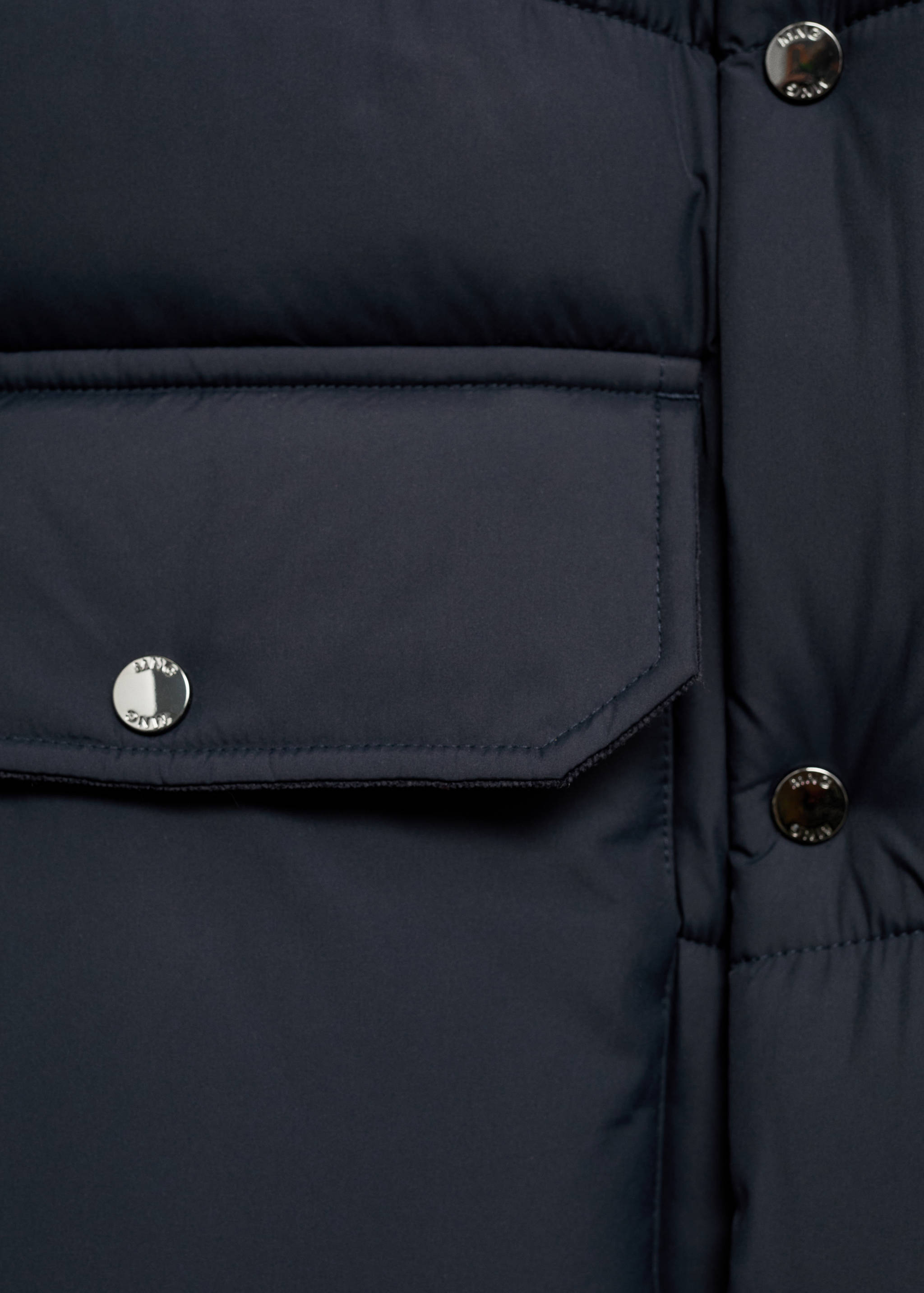 Water-repellent quilted anorak - Details of the article 0