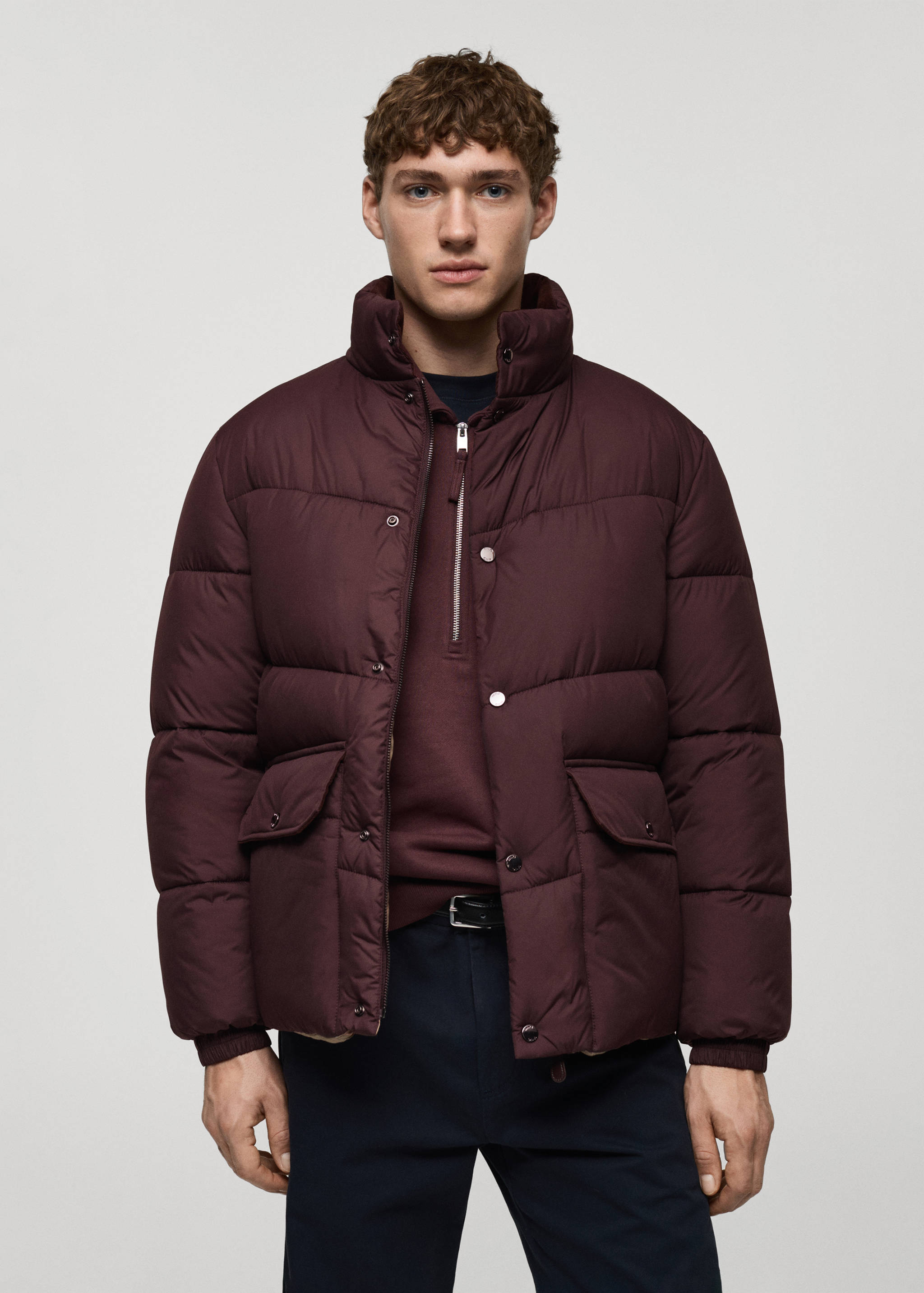 Water-repellent quilted anorak - Medium plane