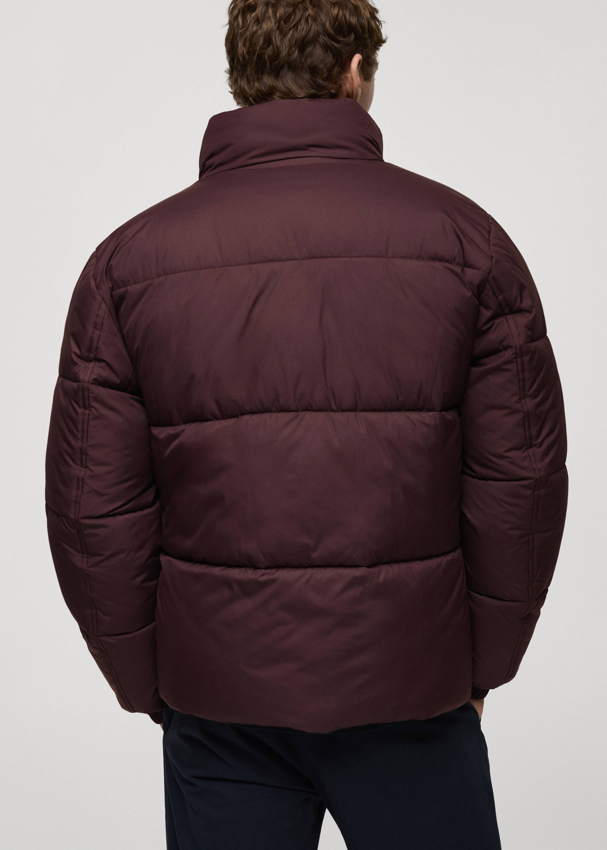Water-repellent quilted anorak - Reverse of the article