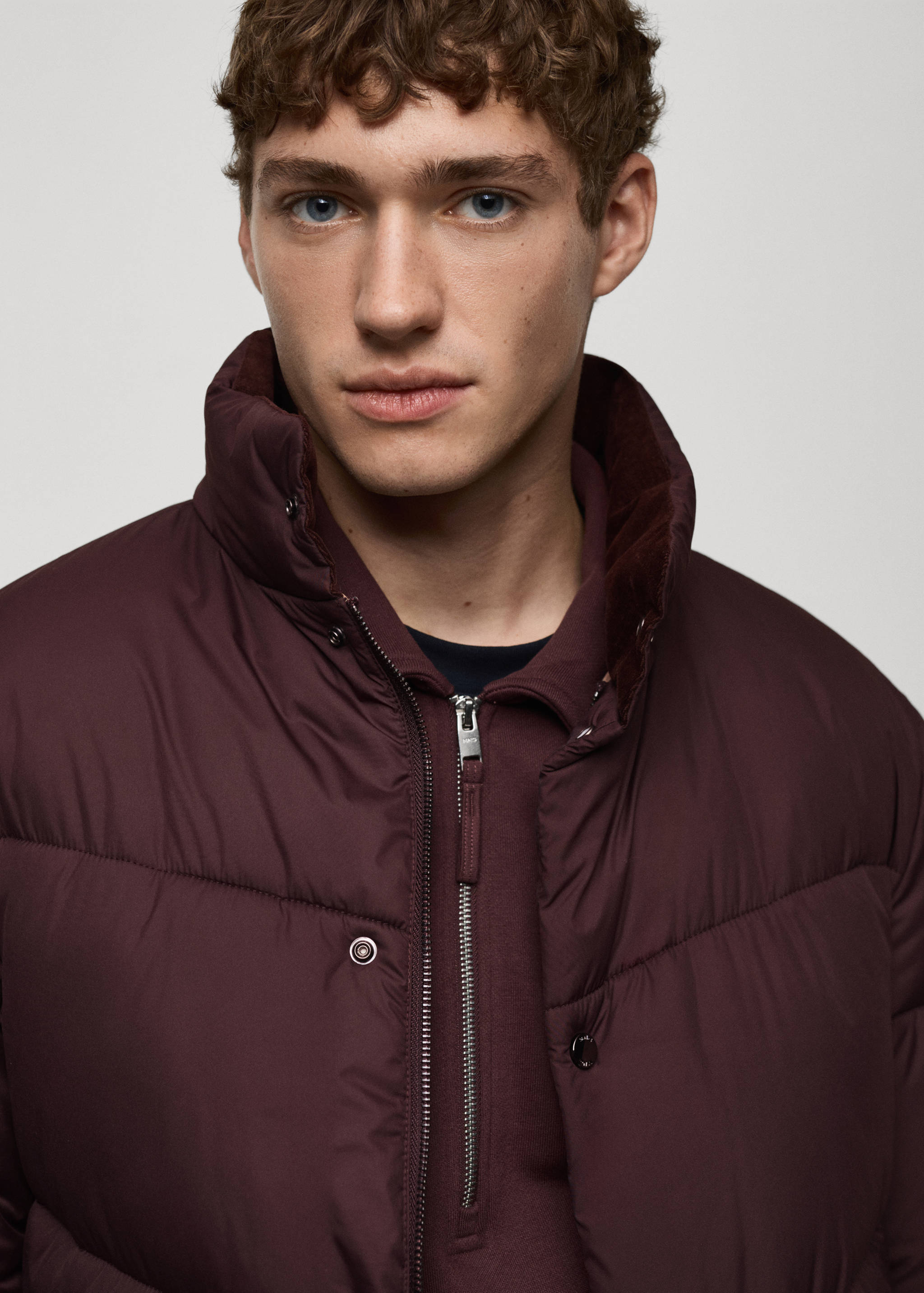 Water-repellent quilted anorak - Details of the article 1