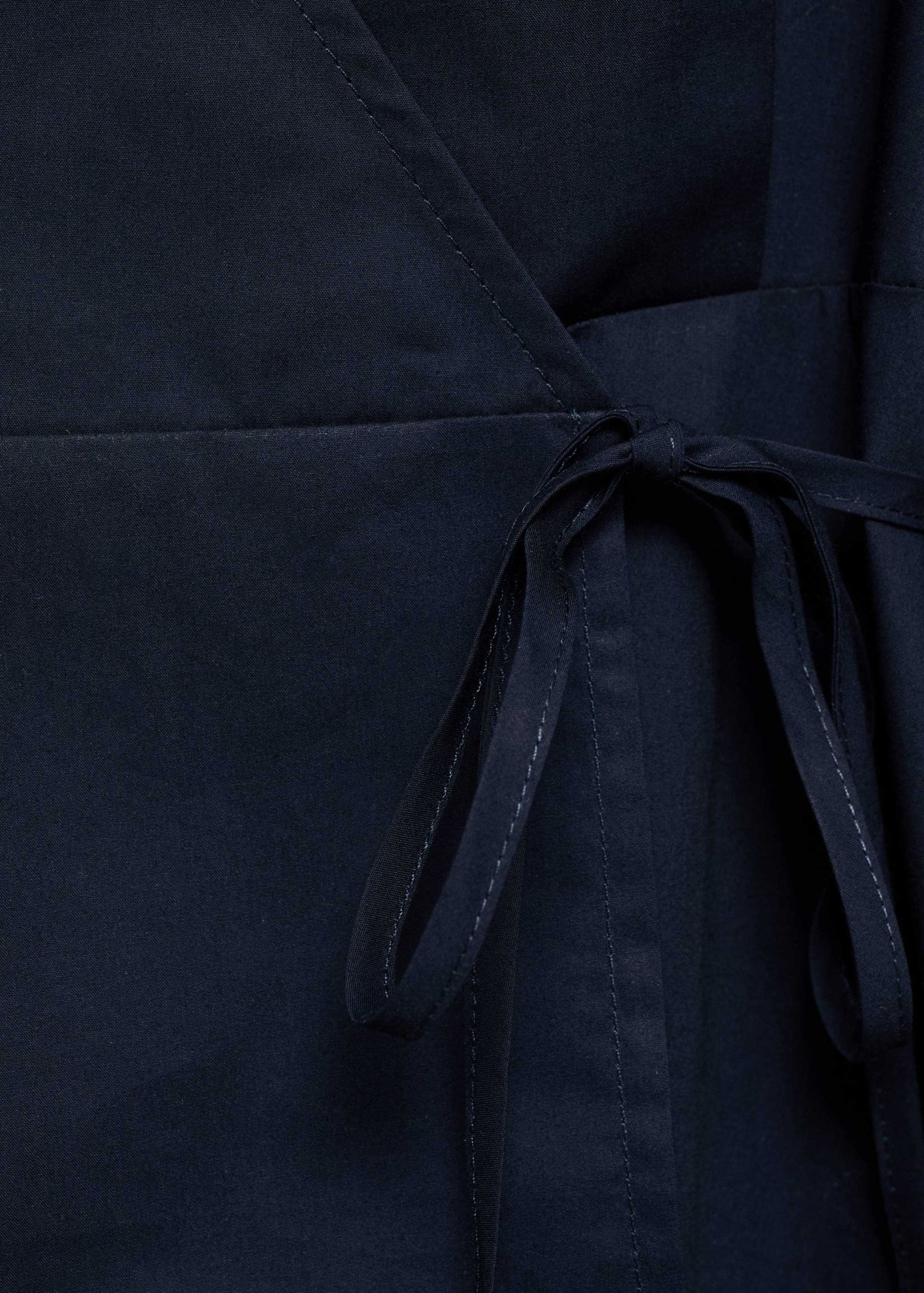 Robe cache-cœur coton - Détail de l'article 0