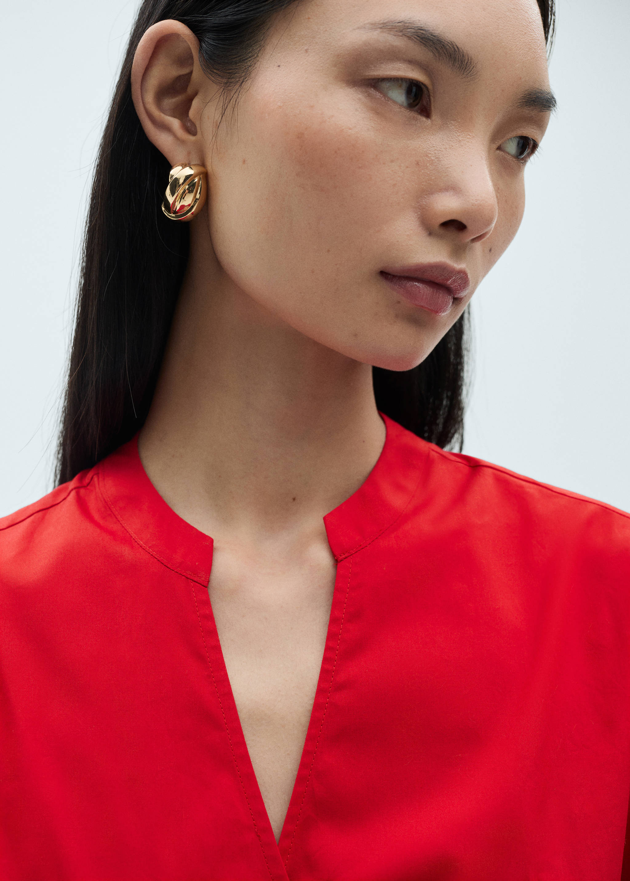 Robe cache-cœur coton - Détail de l'article 1