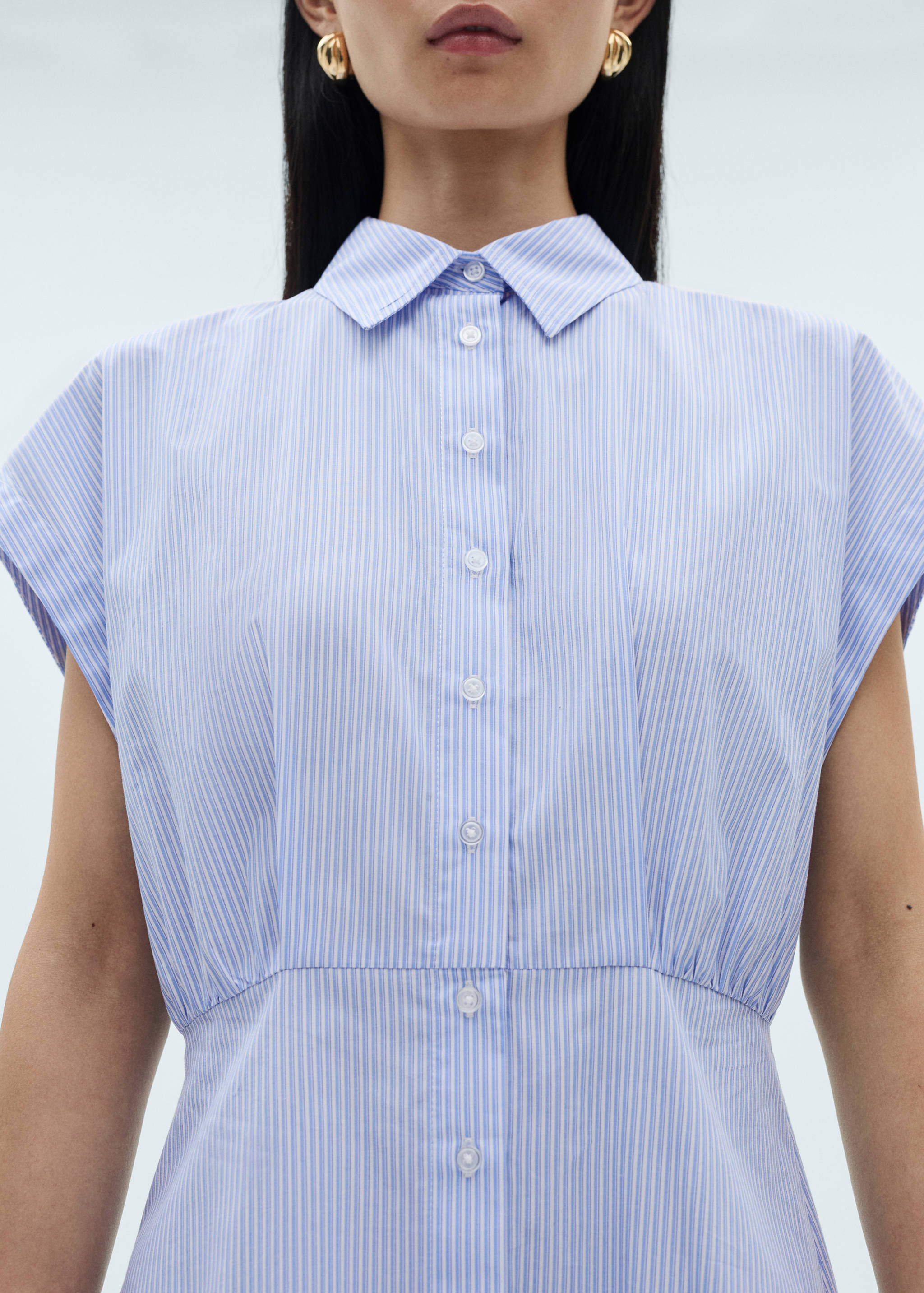 Lace detail shirt dress - Details of the article 6