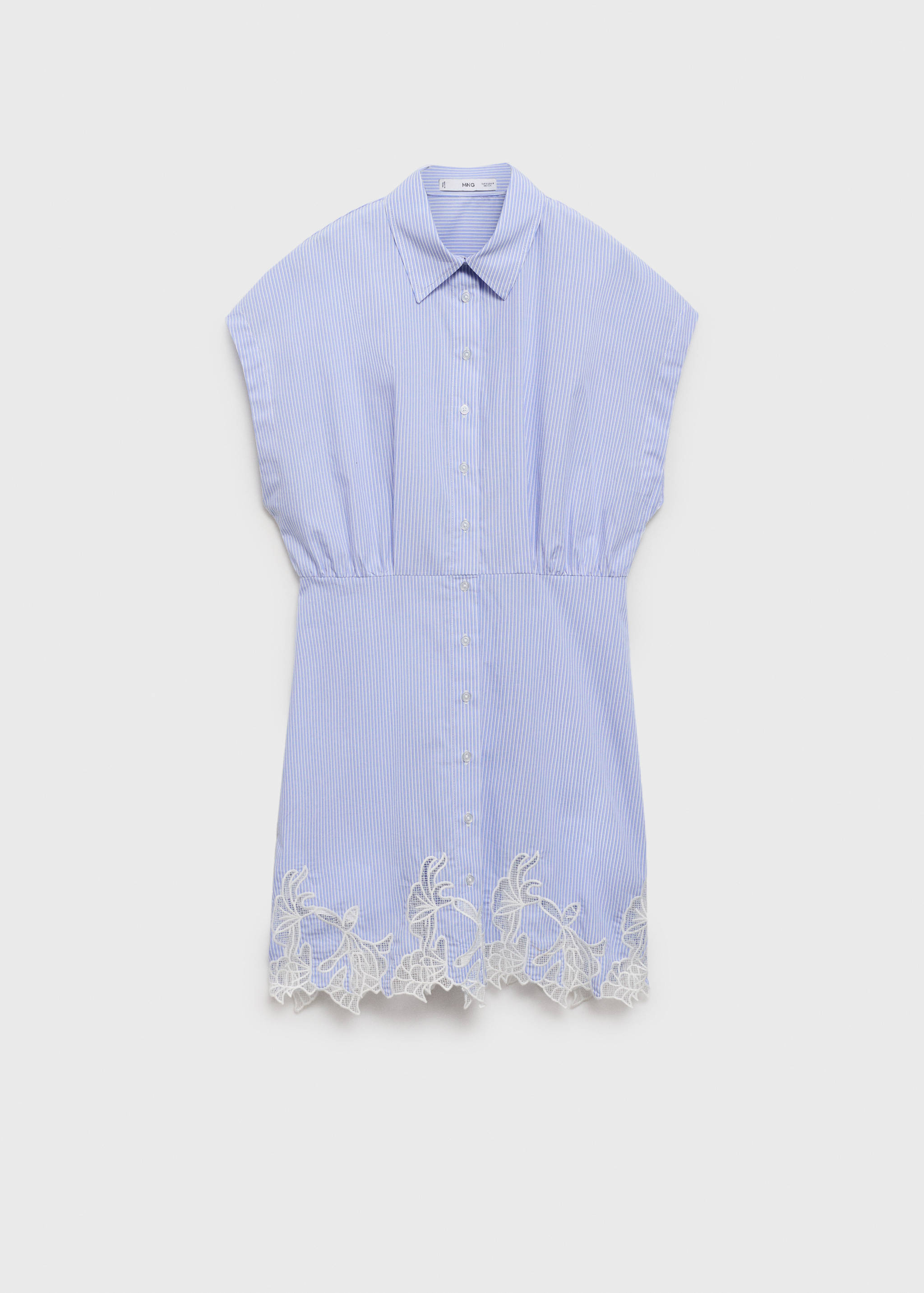 Lace detail shirt dress - Article without model