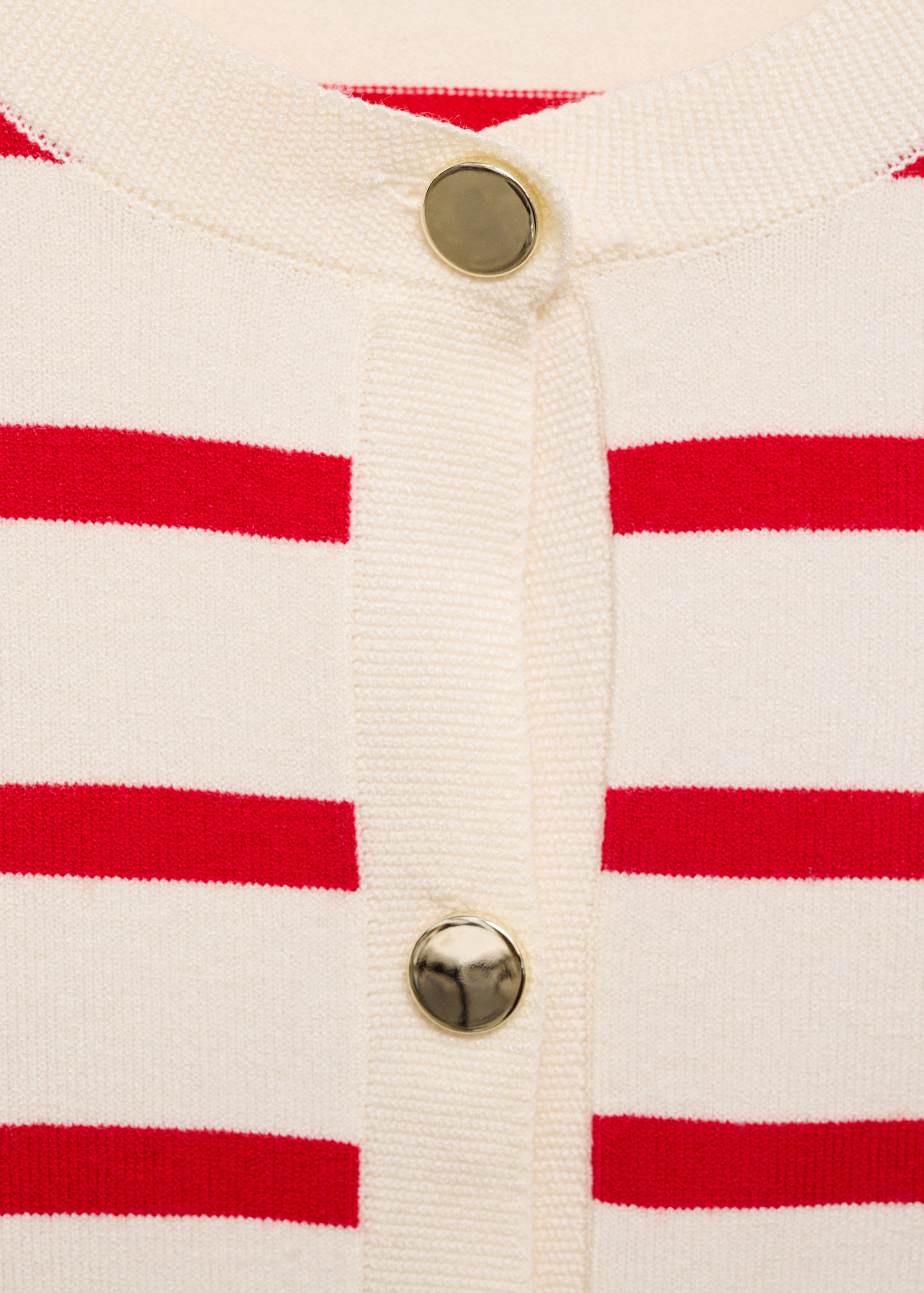 Striped knitted cardigan - Details of the article 8
