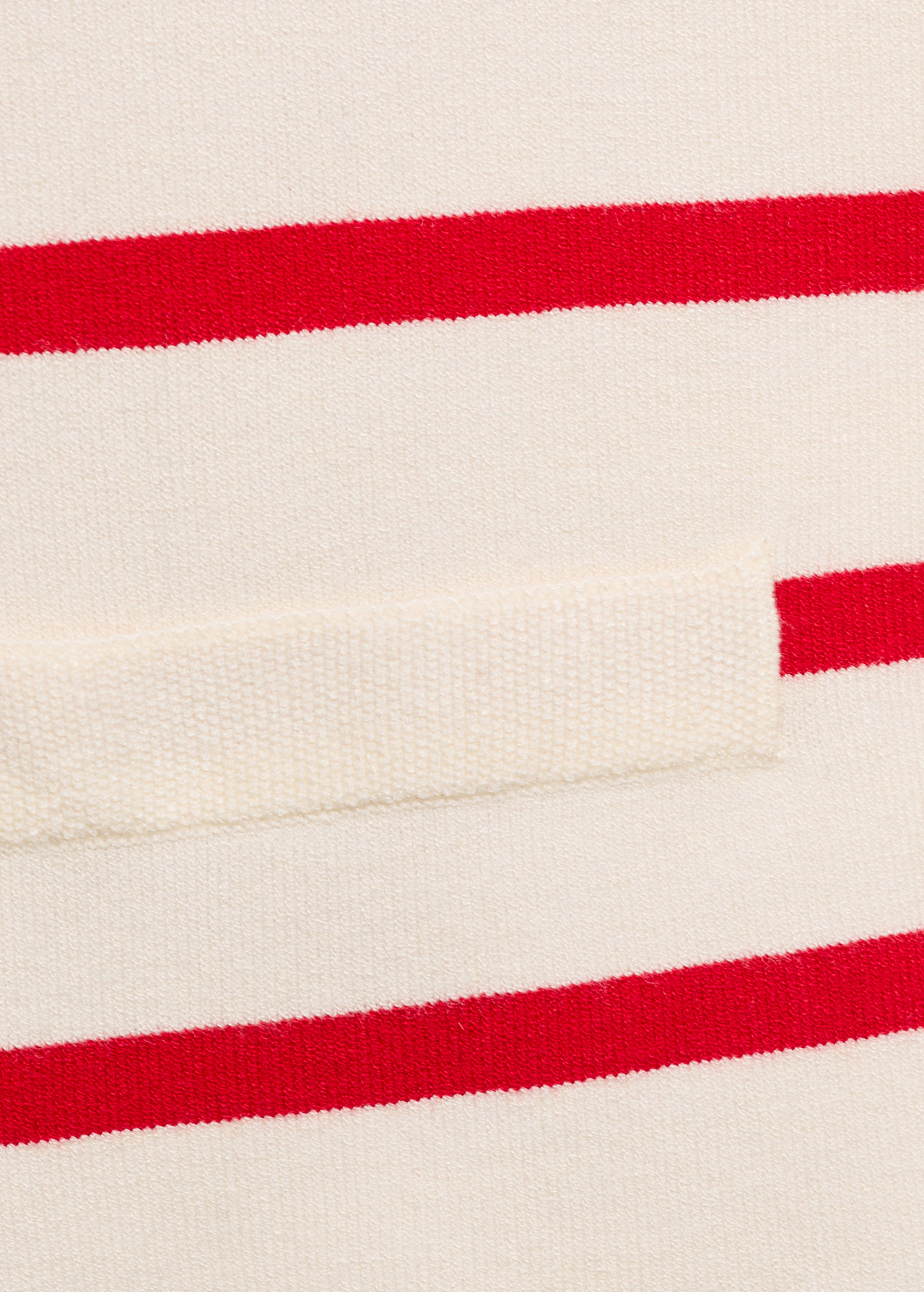 Striped knitted cardigan - Details of the article 0