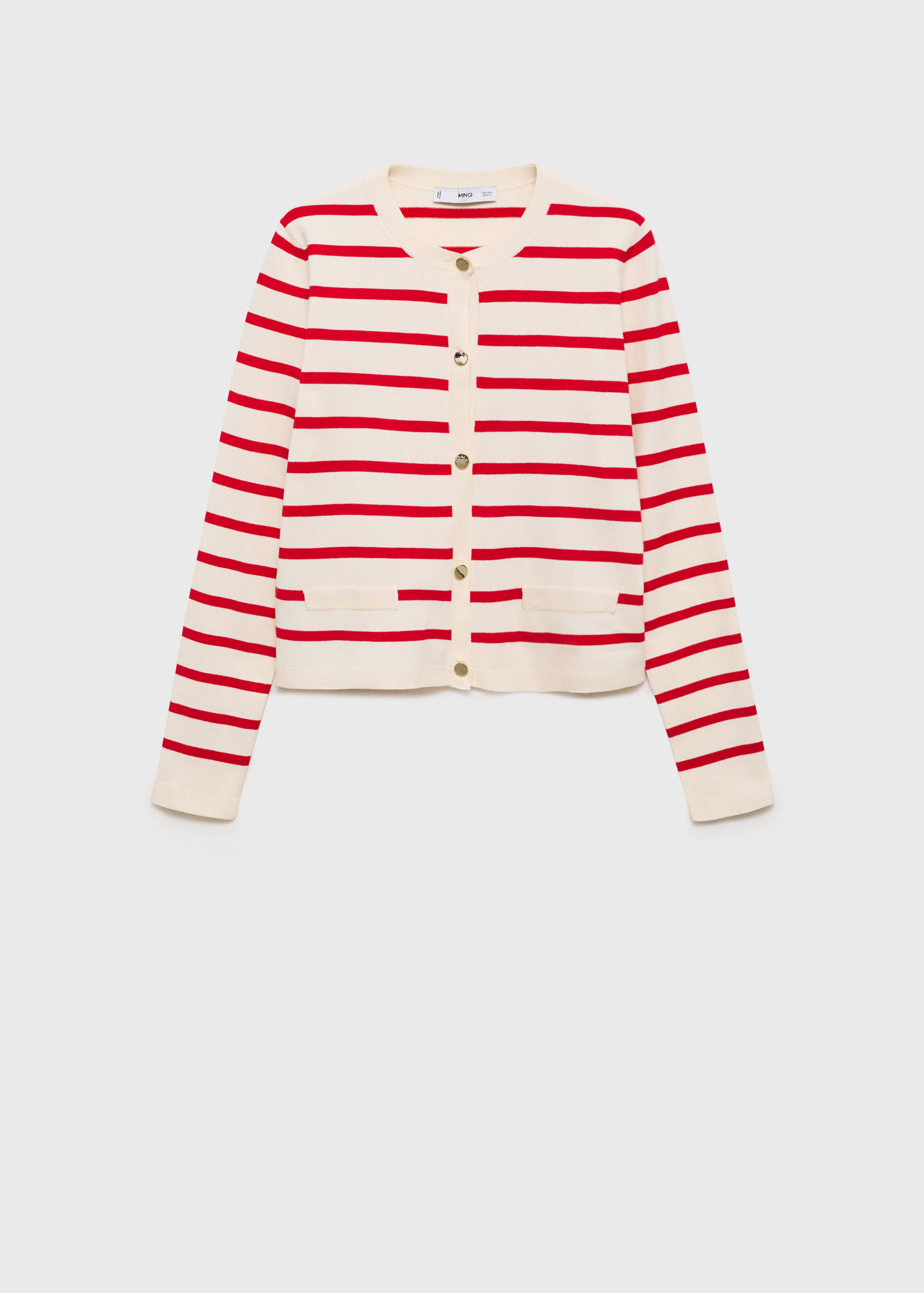 Cardigan punto rayas - Artículo sin modelo