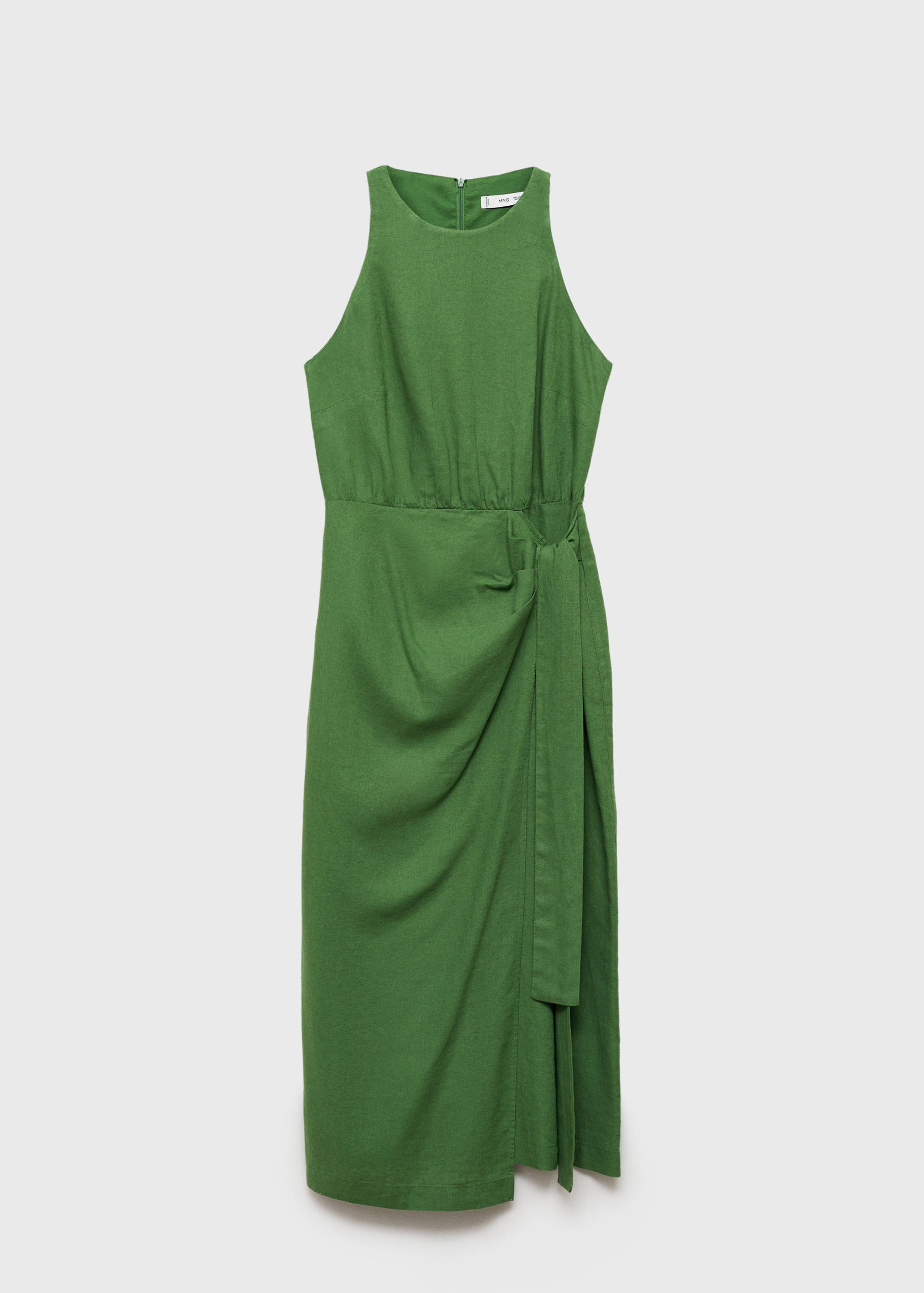 Linen dress with sarong skirt - Article without model