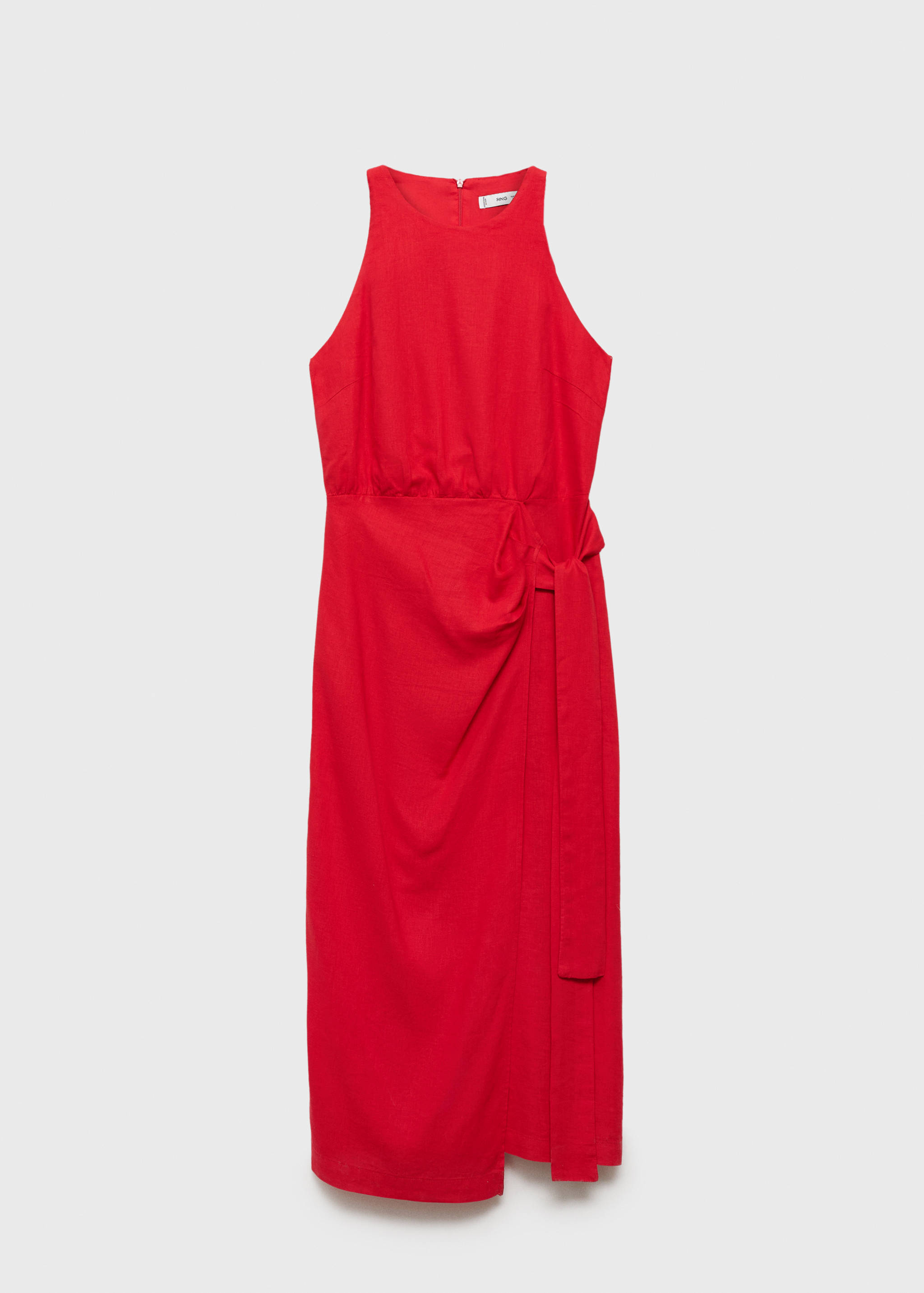 Linen dress with sarong skirt - Article without model