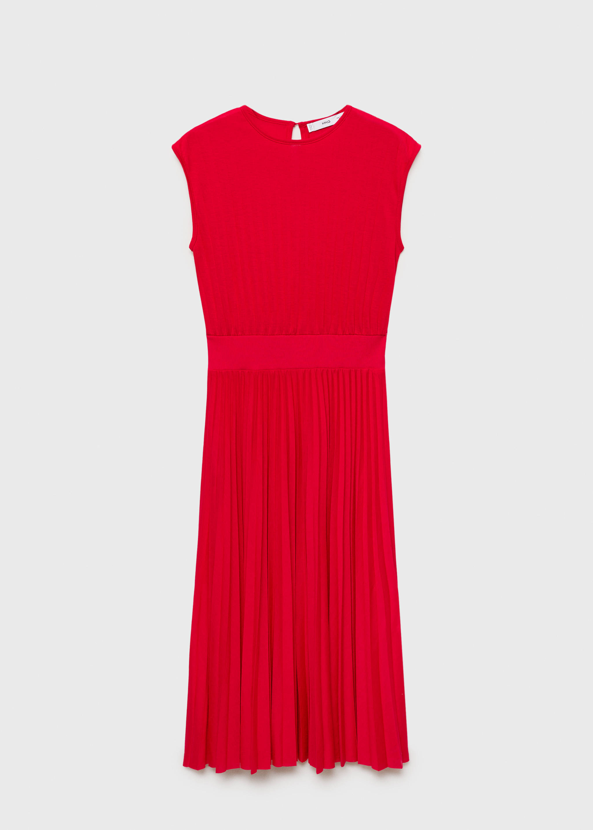 Plissee-Kleid mit elastischer Taille - Artikel ohne Model