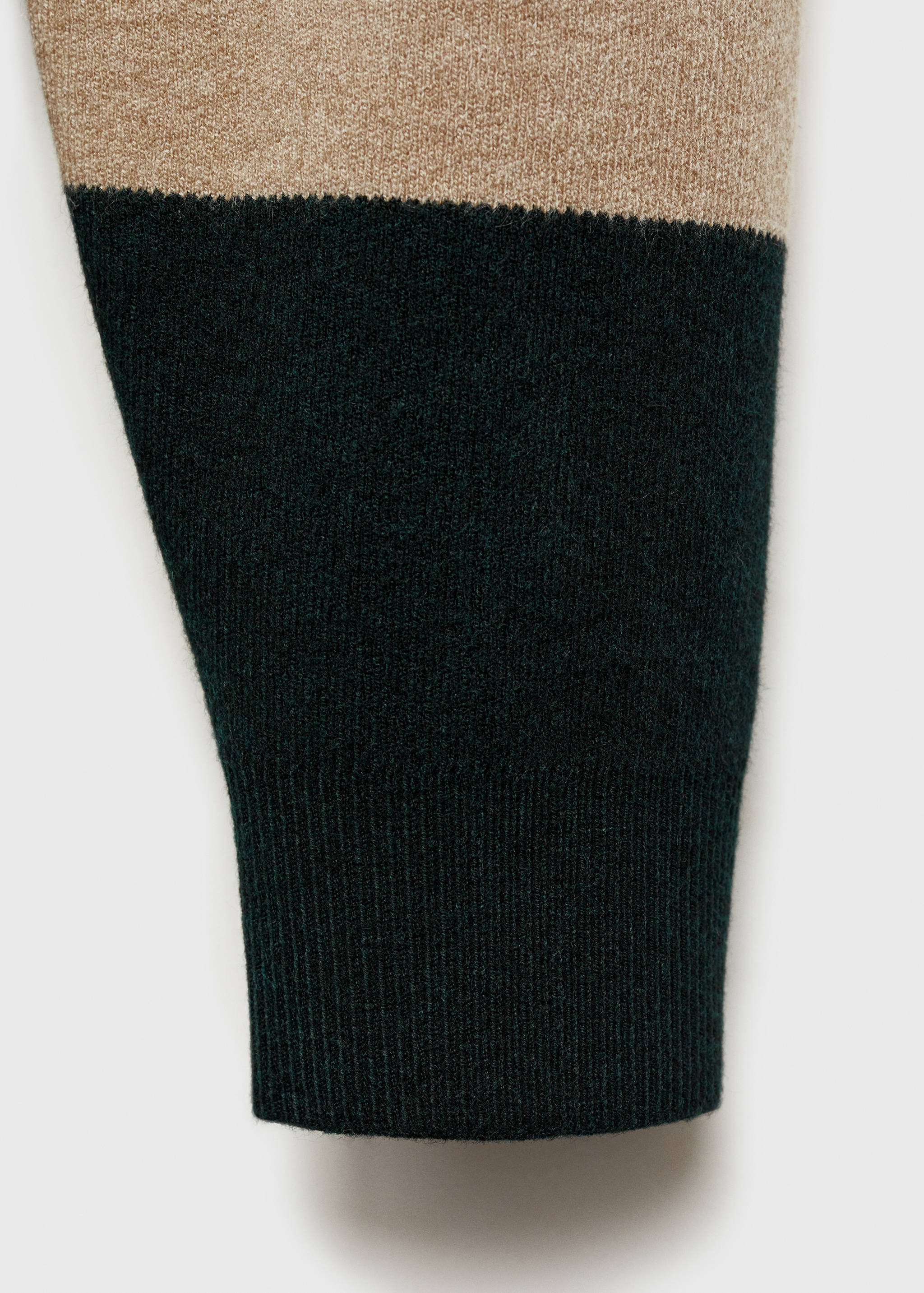 Striped design polo sweater - Details of the article 0