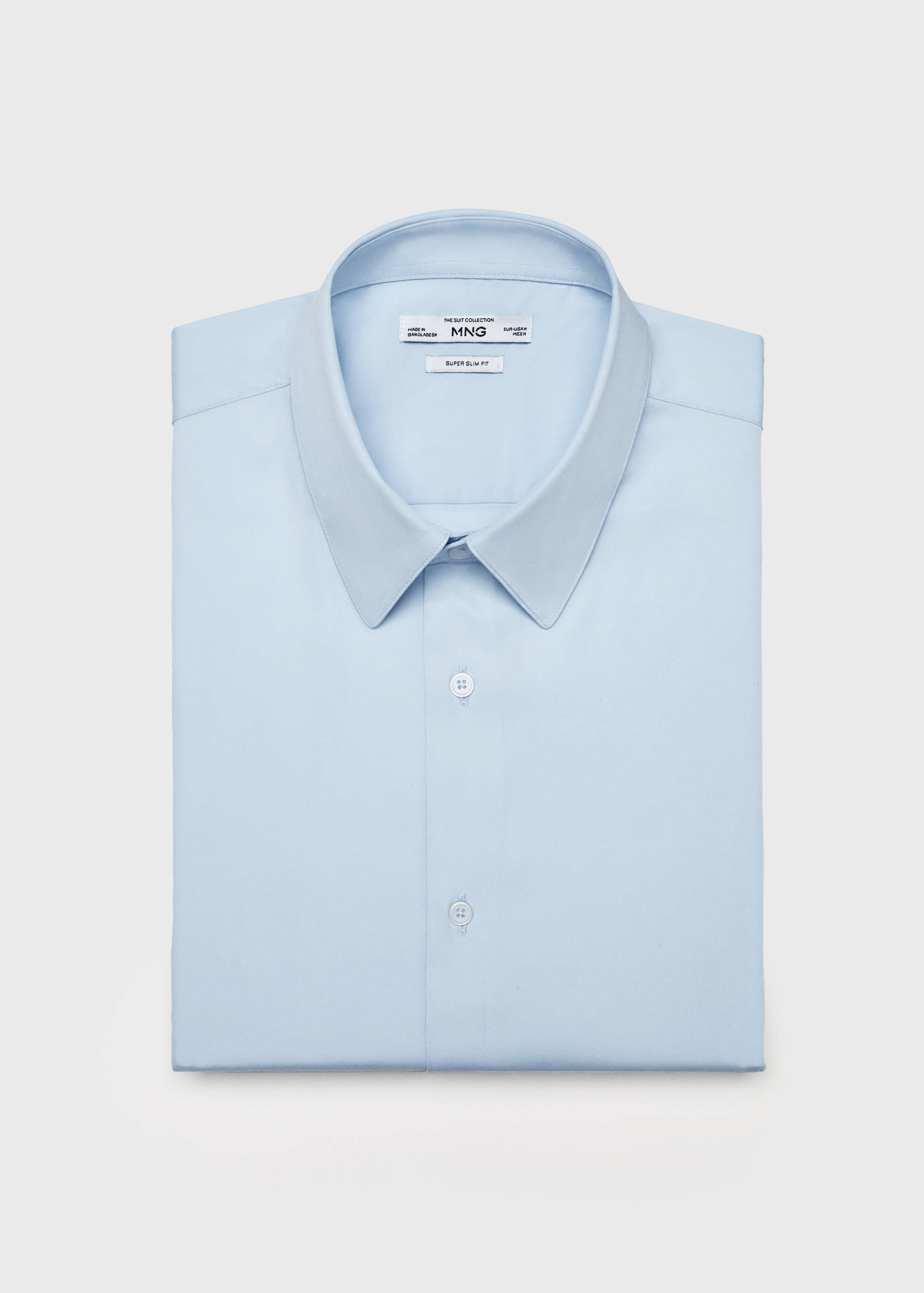 Slim fit cotton suit shirt - Details of the article 8
