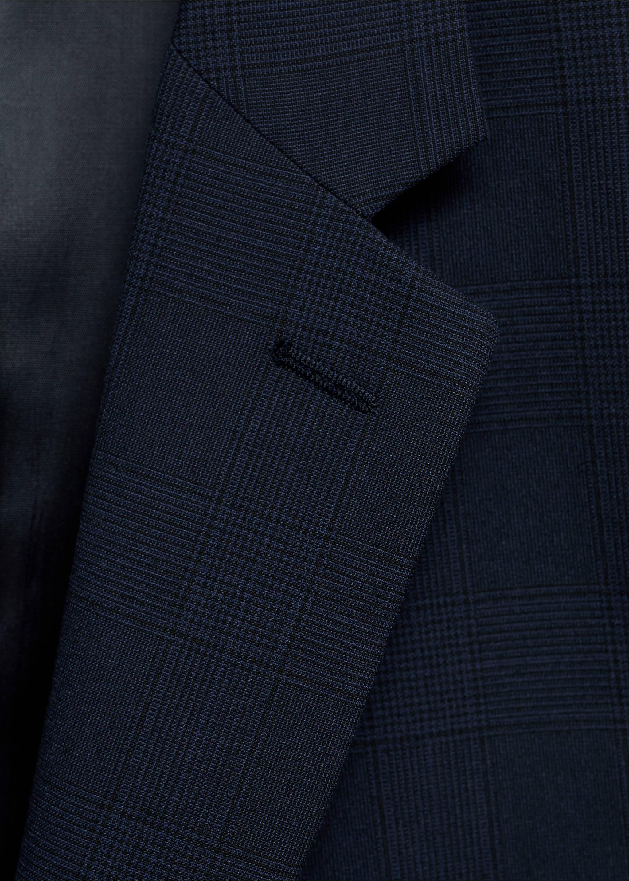 Milan slim-fit suit jacket - Details of the article 8, Dark Navy. Ref: 87090601-00.