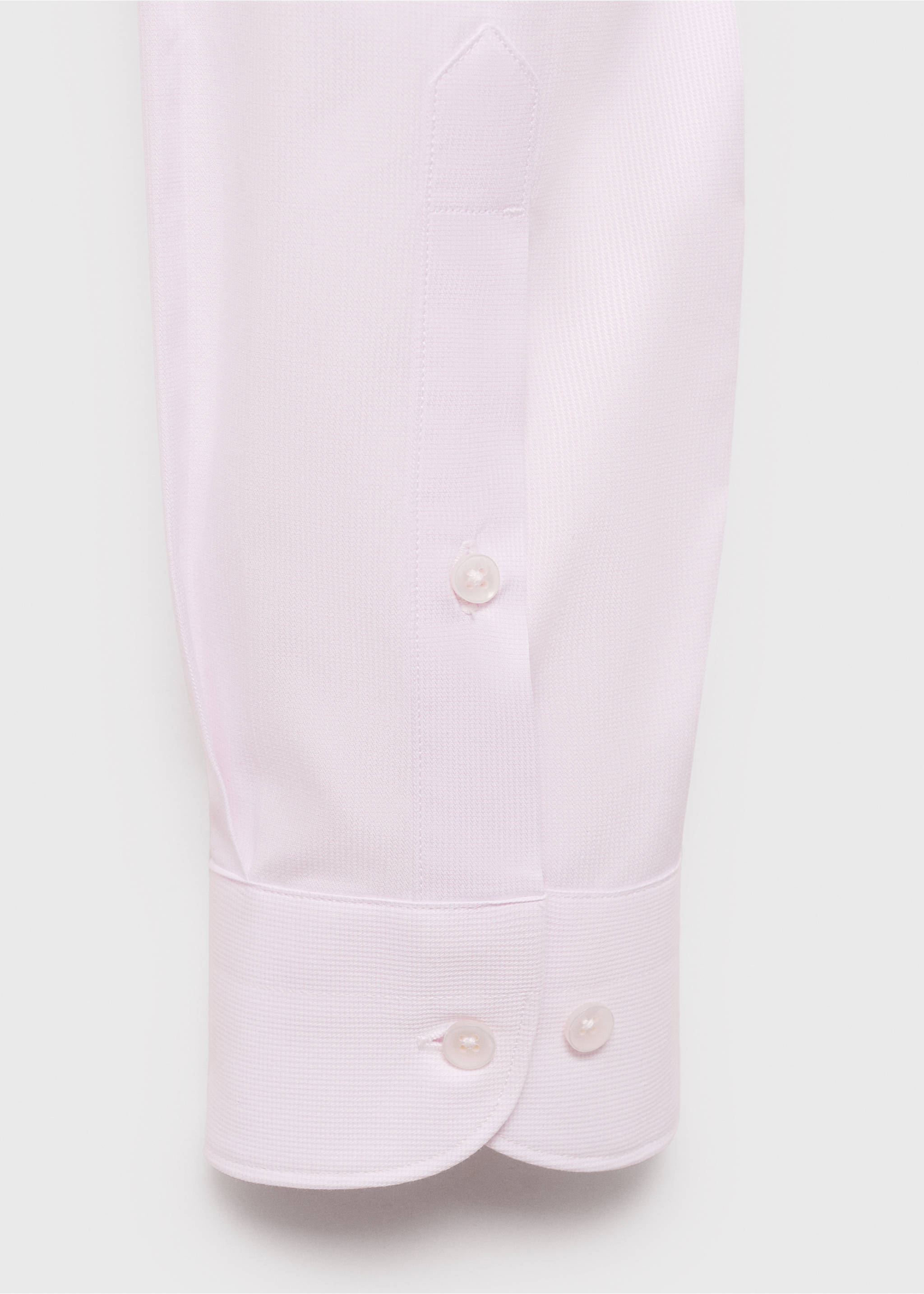 Slim Fit-Anzughemd aus 100 % Baumwolle - Detail des Artikels 0, Rosa. Ref: 87090606-00.
