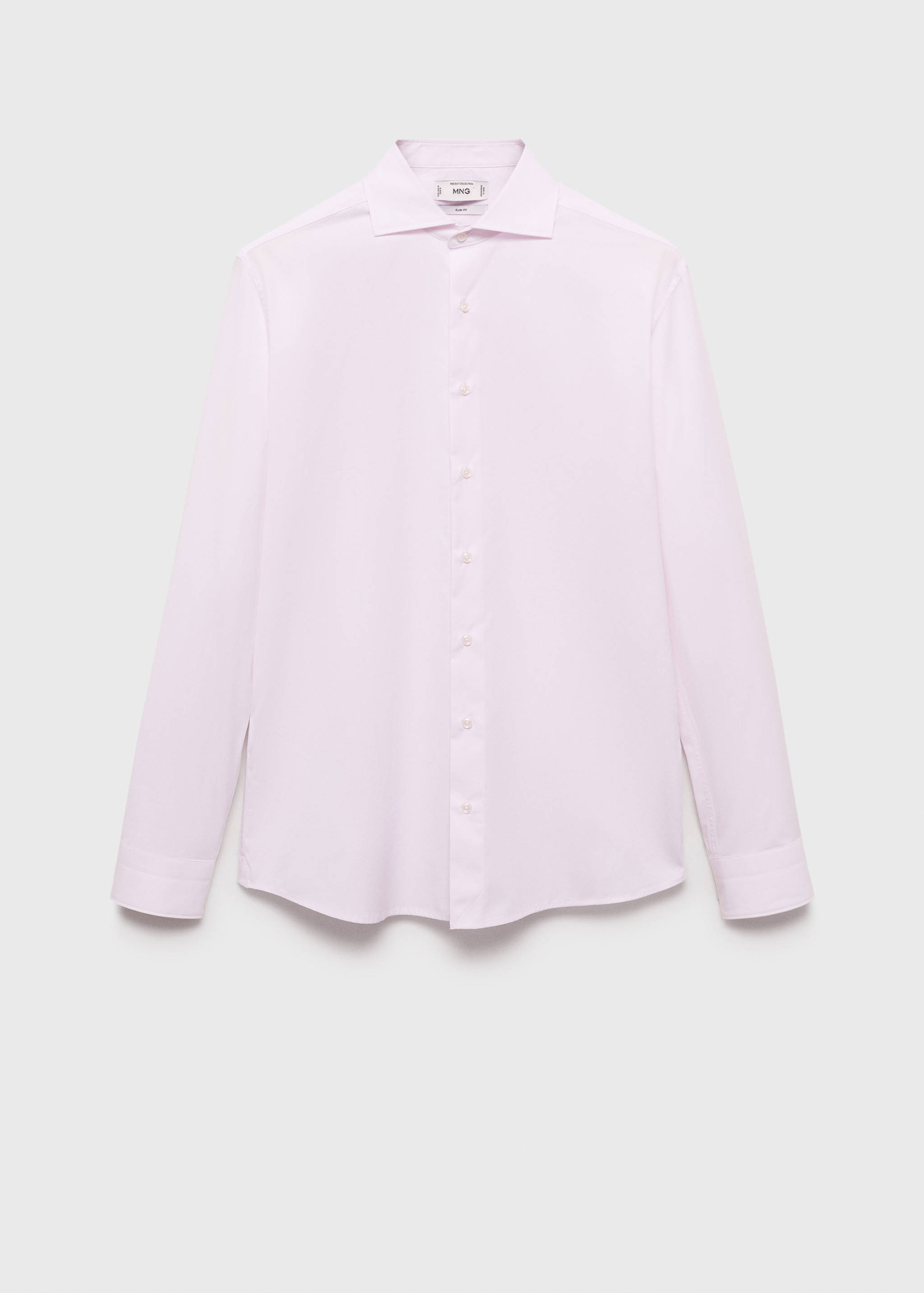 100% cotton slim-fit suit shirt - Article without model