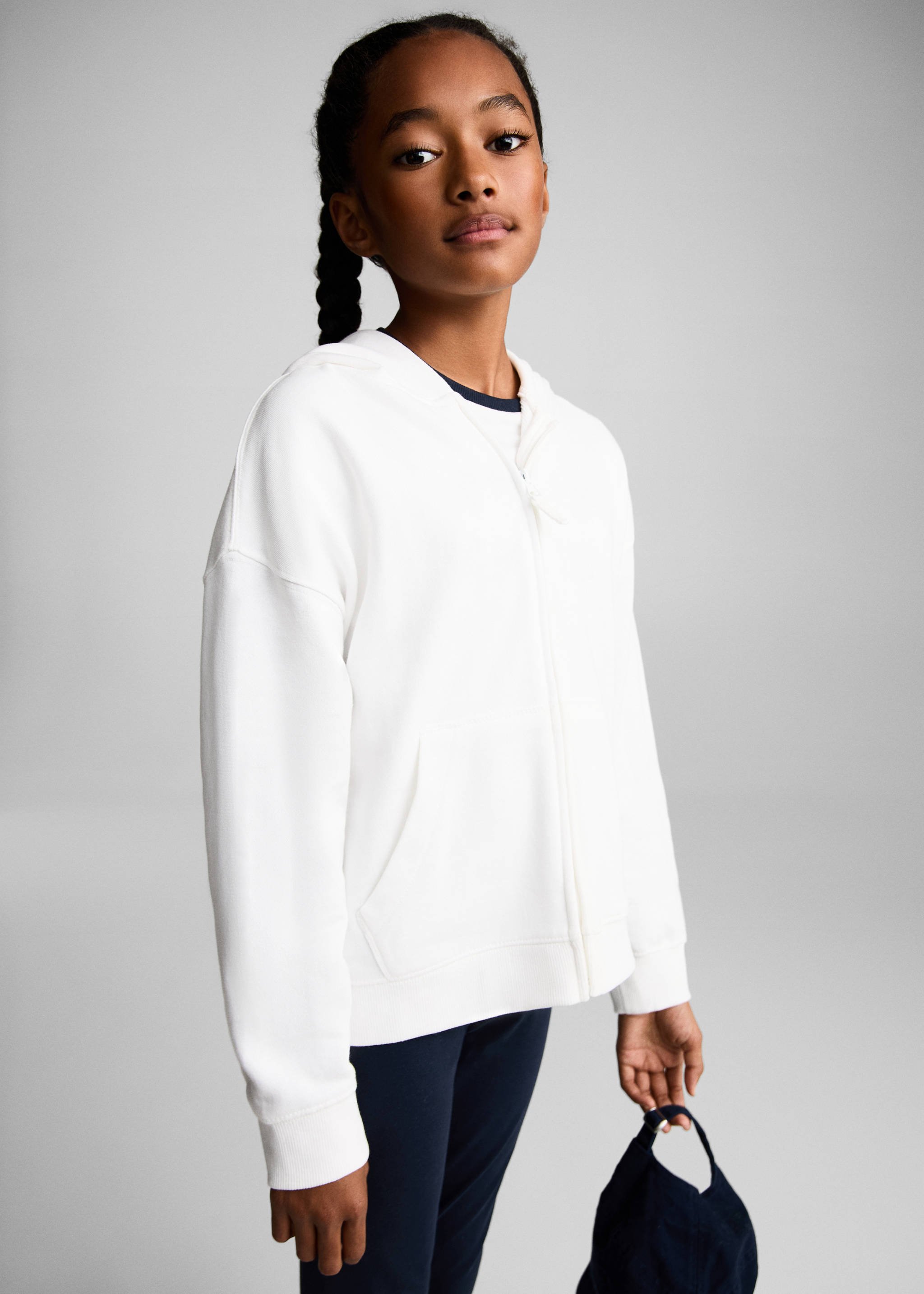 Základní bavlněné legíny - Náhled ve středové rovině