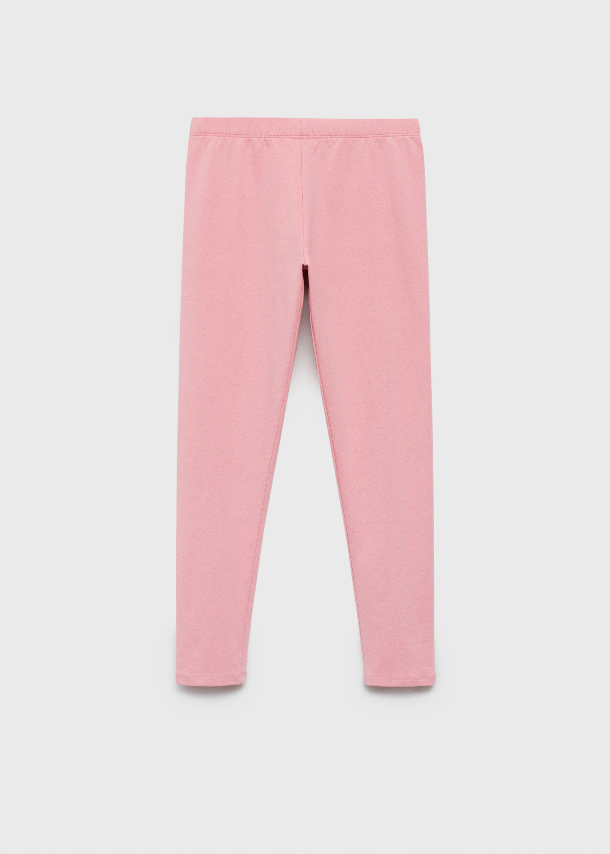 Basic-Leggings aus Baumwolle - Artikel ohne Model, Rosa. Ref: 87090607-00.