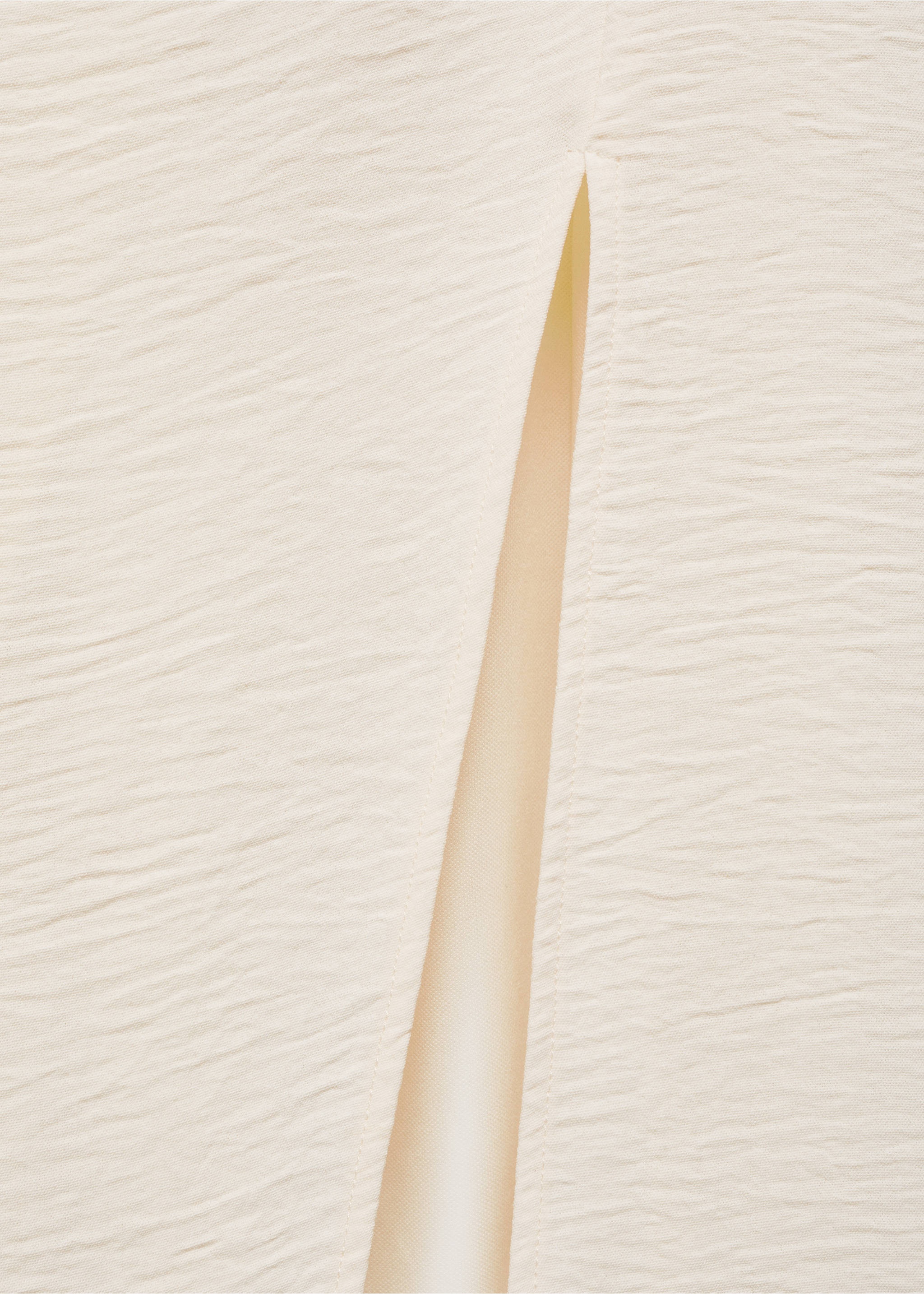 Off-the-shoulder draped dress - Details of the article 8, White. Ref: 87090608-00.