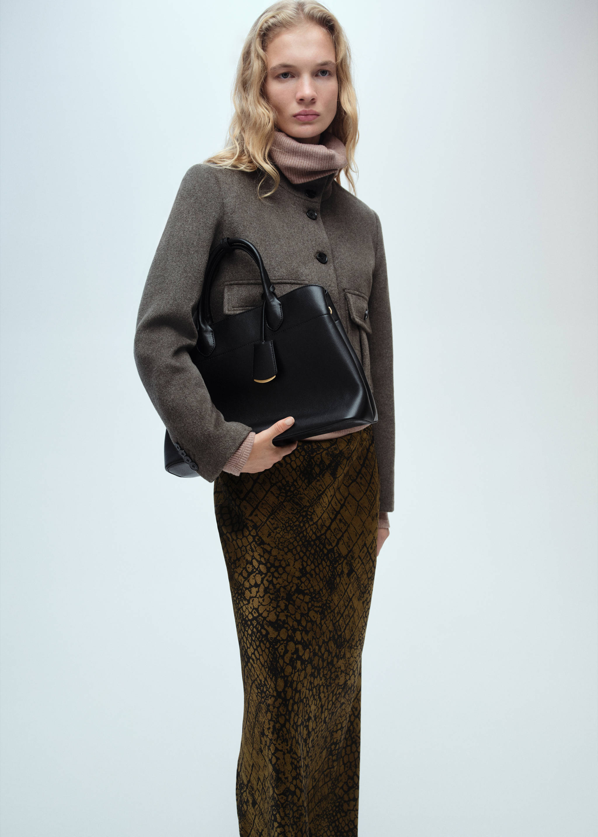 Falda evasé estampado coco - Detalle del artículo 1