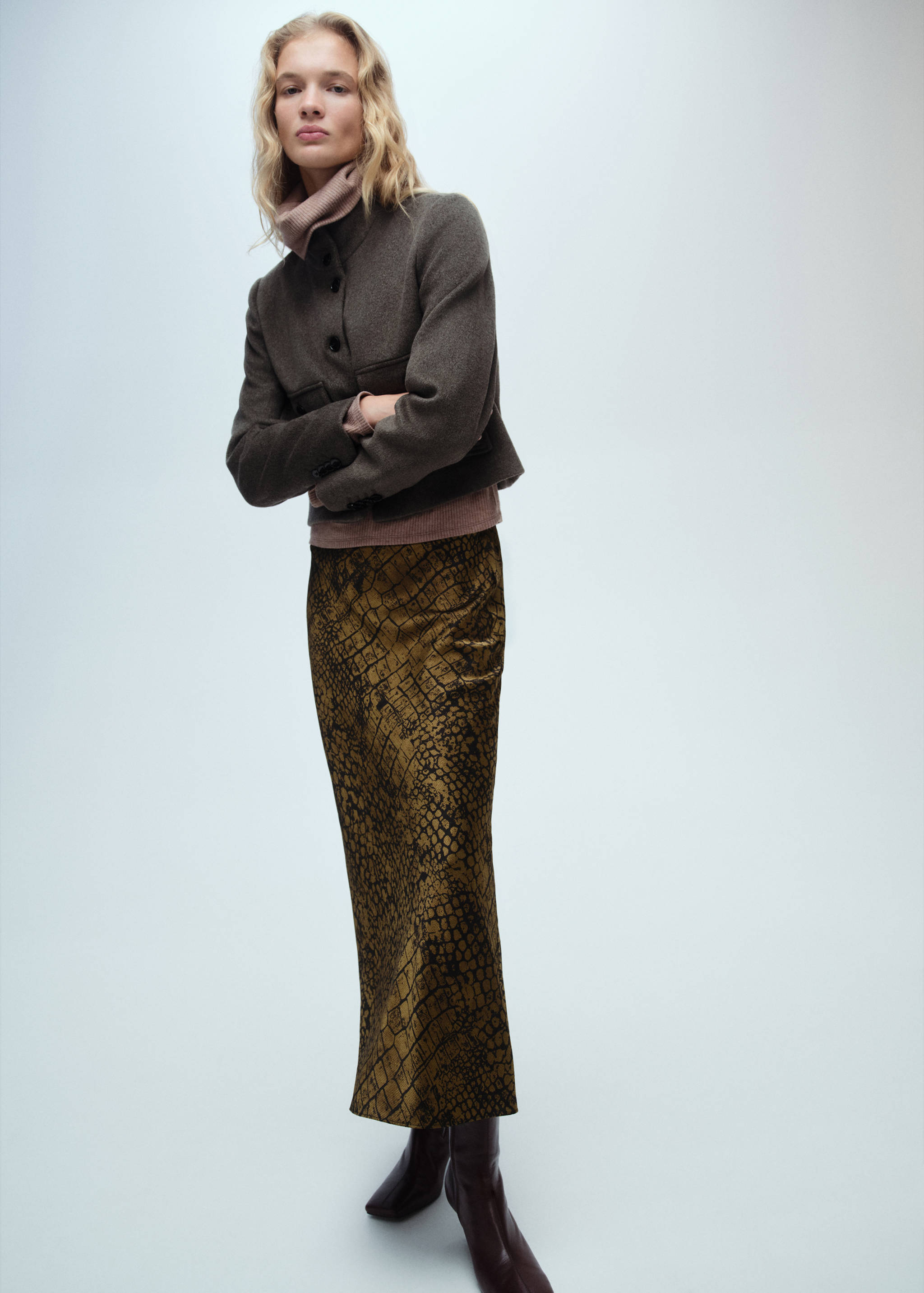 Falda evasé estampado coco - Detalle del artículo 2