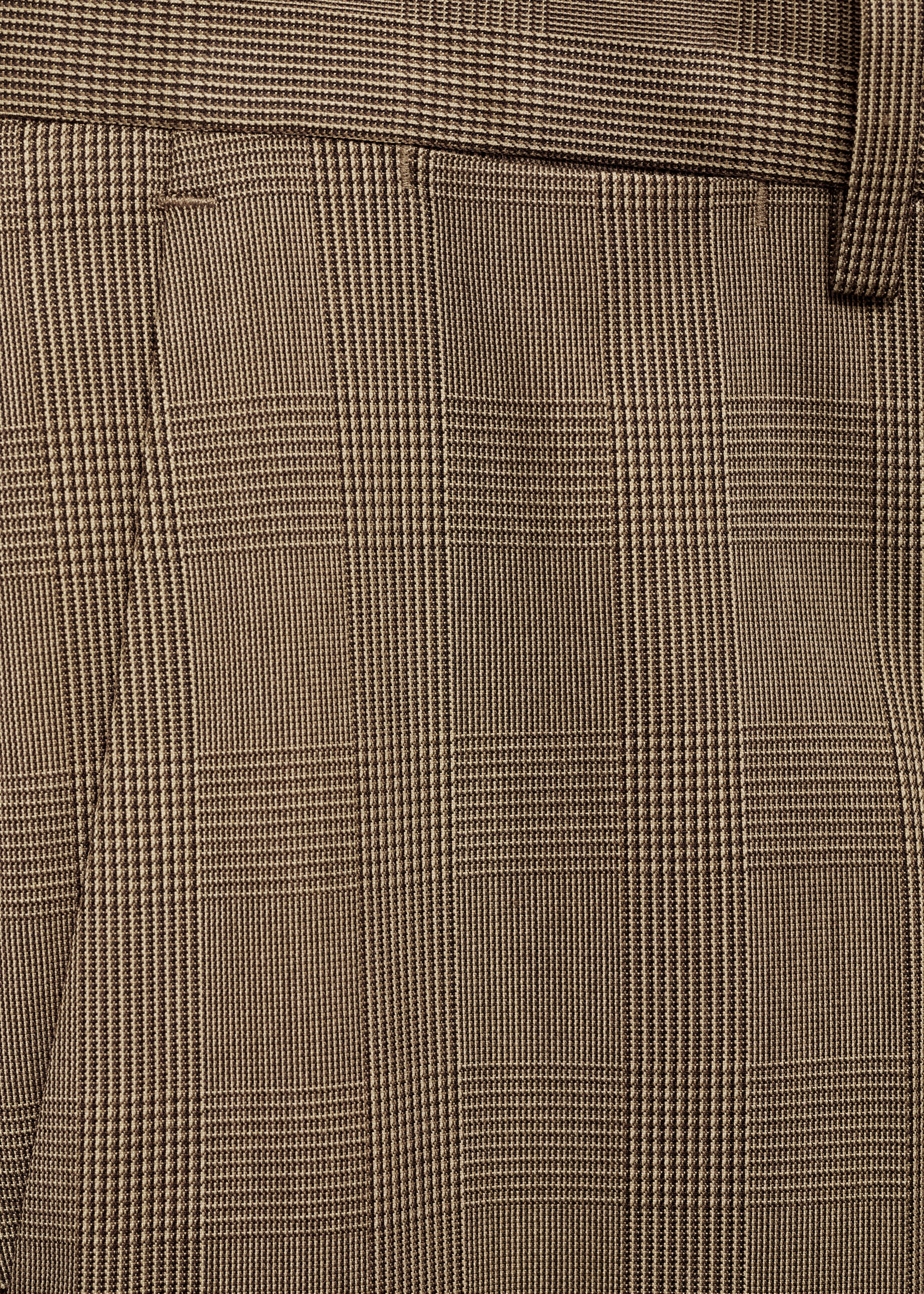 Milan Prince of Wales check suit trousers - Details of the article 0