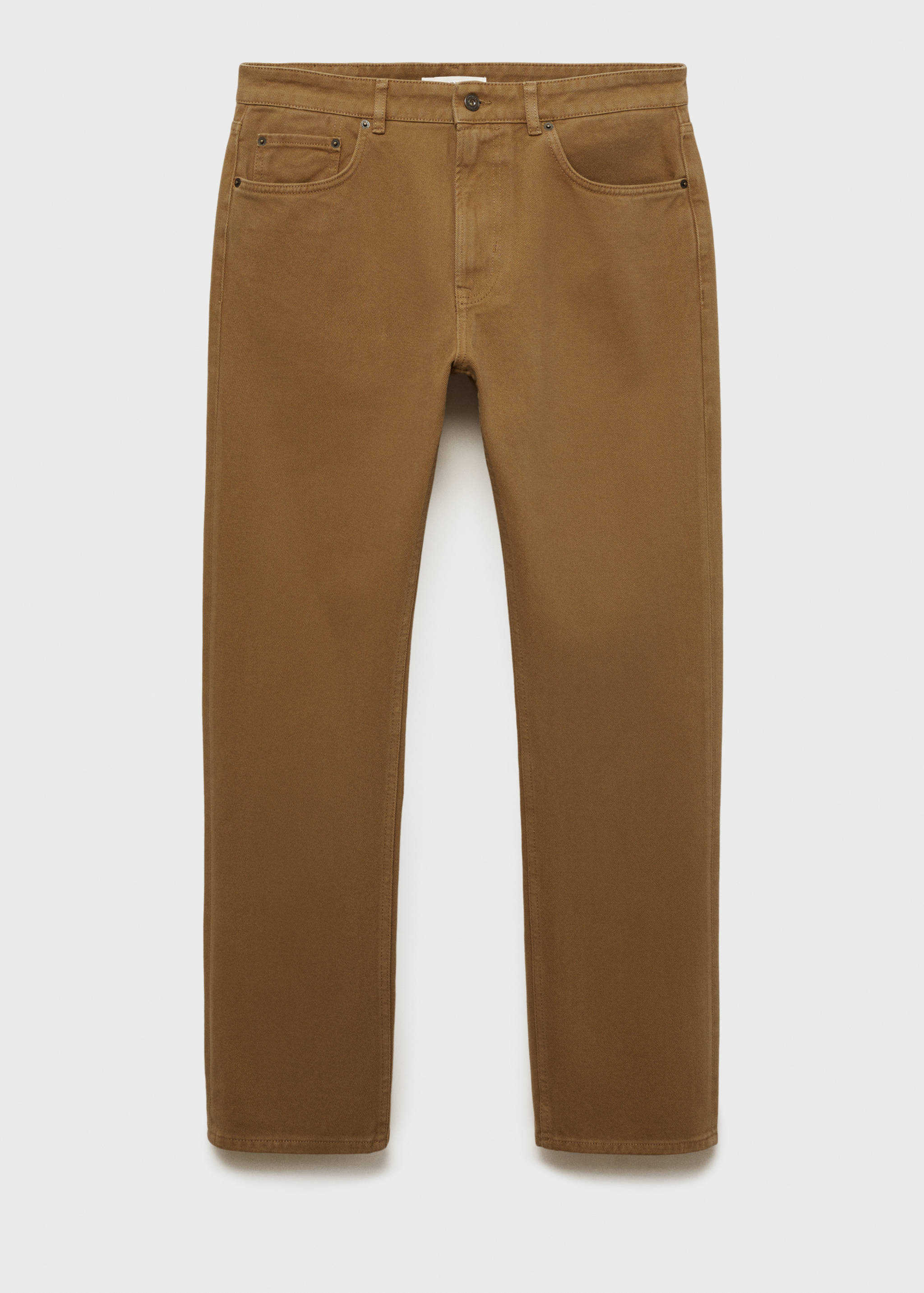 Straight fit cotton jeans - Article without model