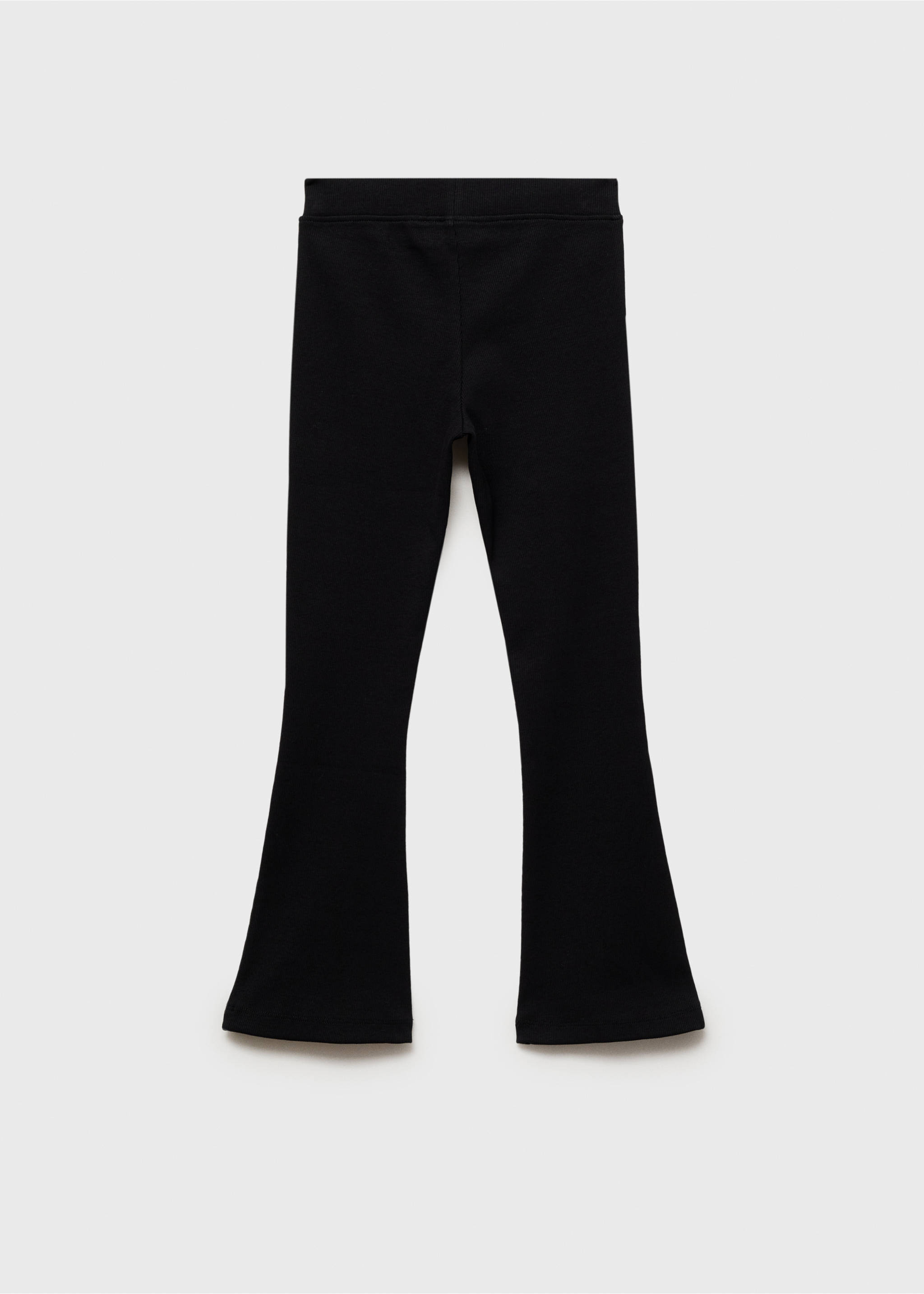 Flared leggings - Reverse of the article, Black. Ref: 87090620-00.