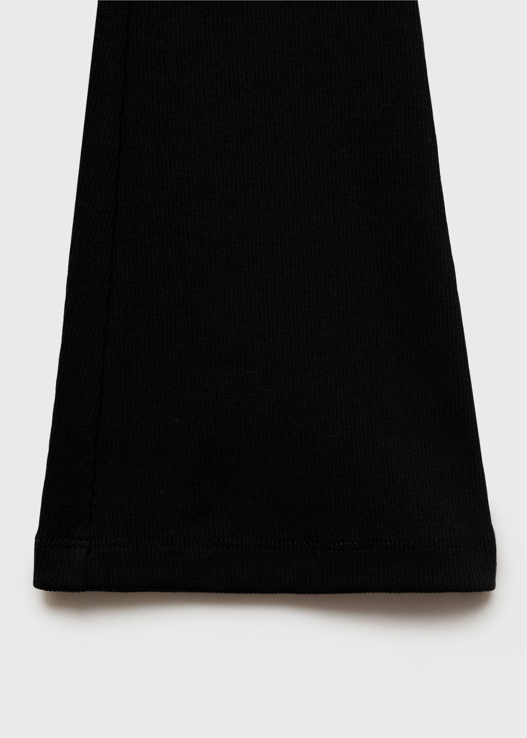 Flared leggings - Details of the article 0, Black. Ref: 87090620-00.