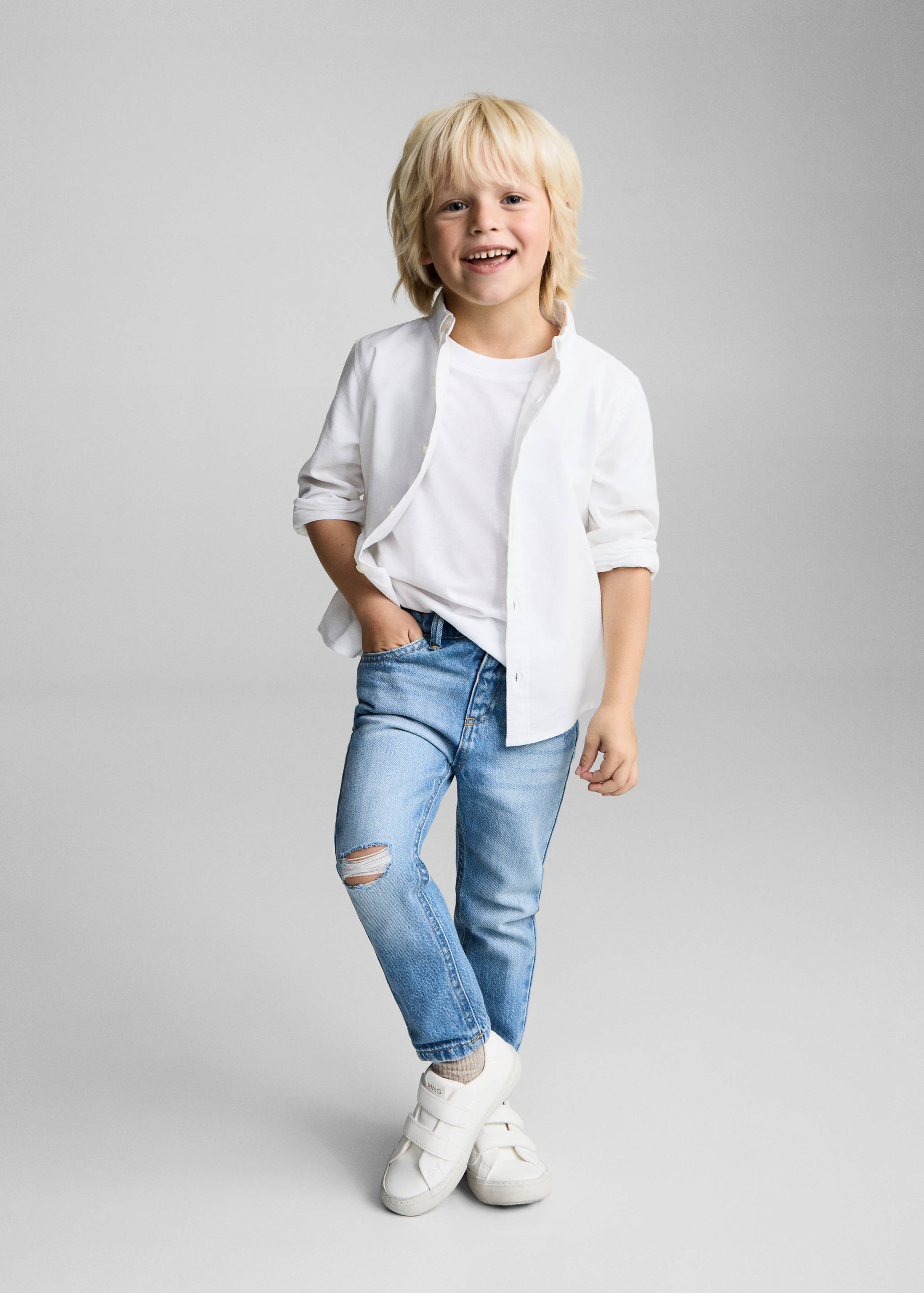 Oxford cotton shirt - General plane