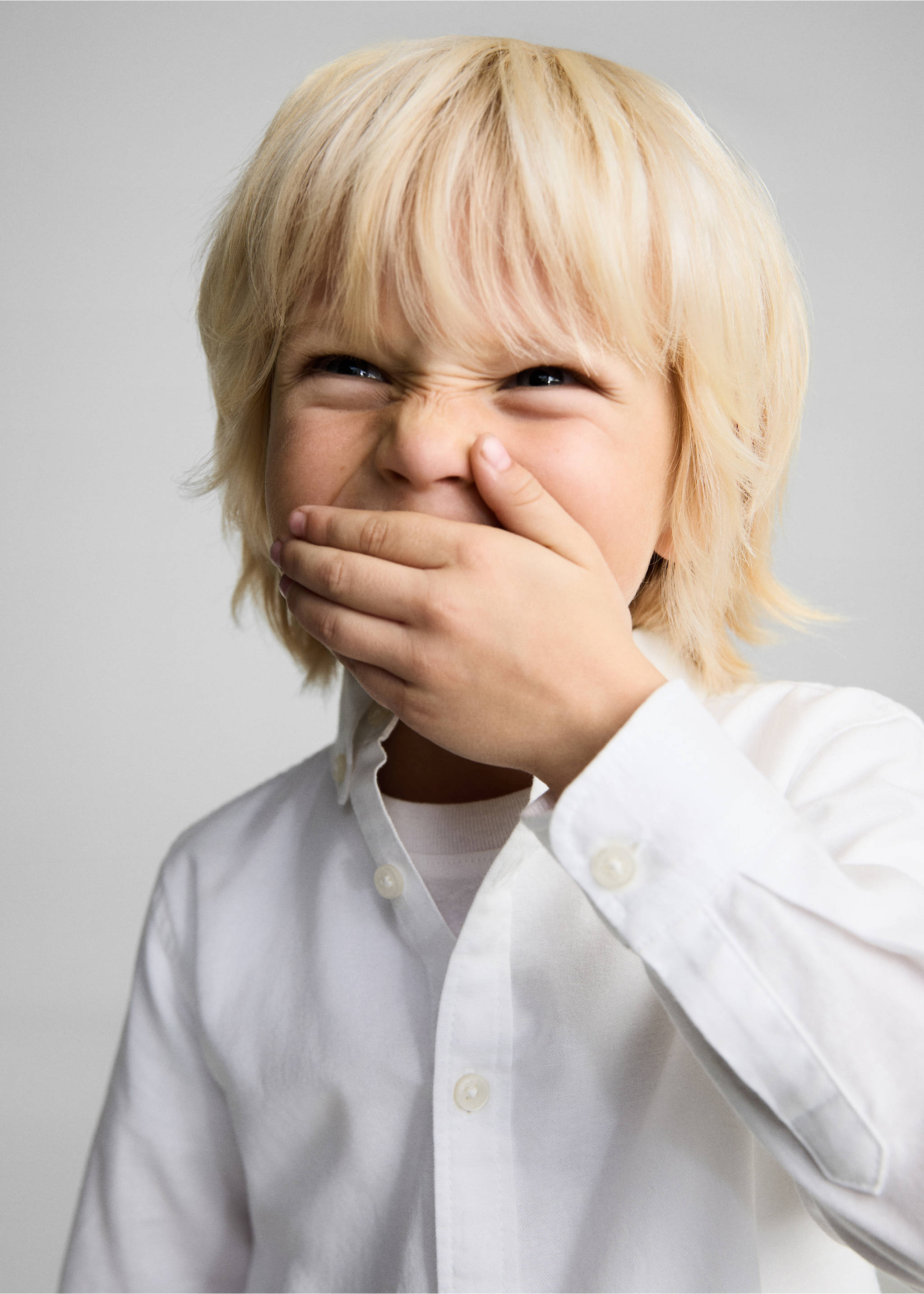 Camisa Oxford algodón - Detalle del artículo 1, Blanco. Ref: 87090622-00.