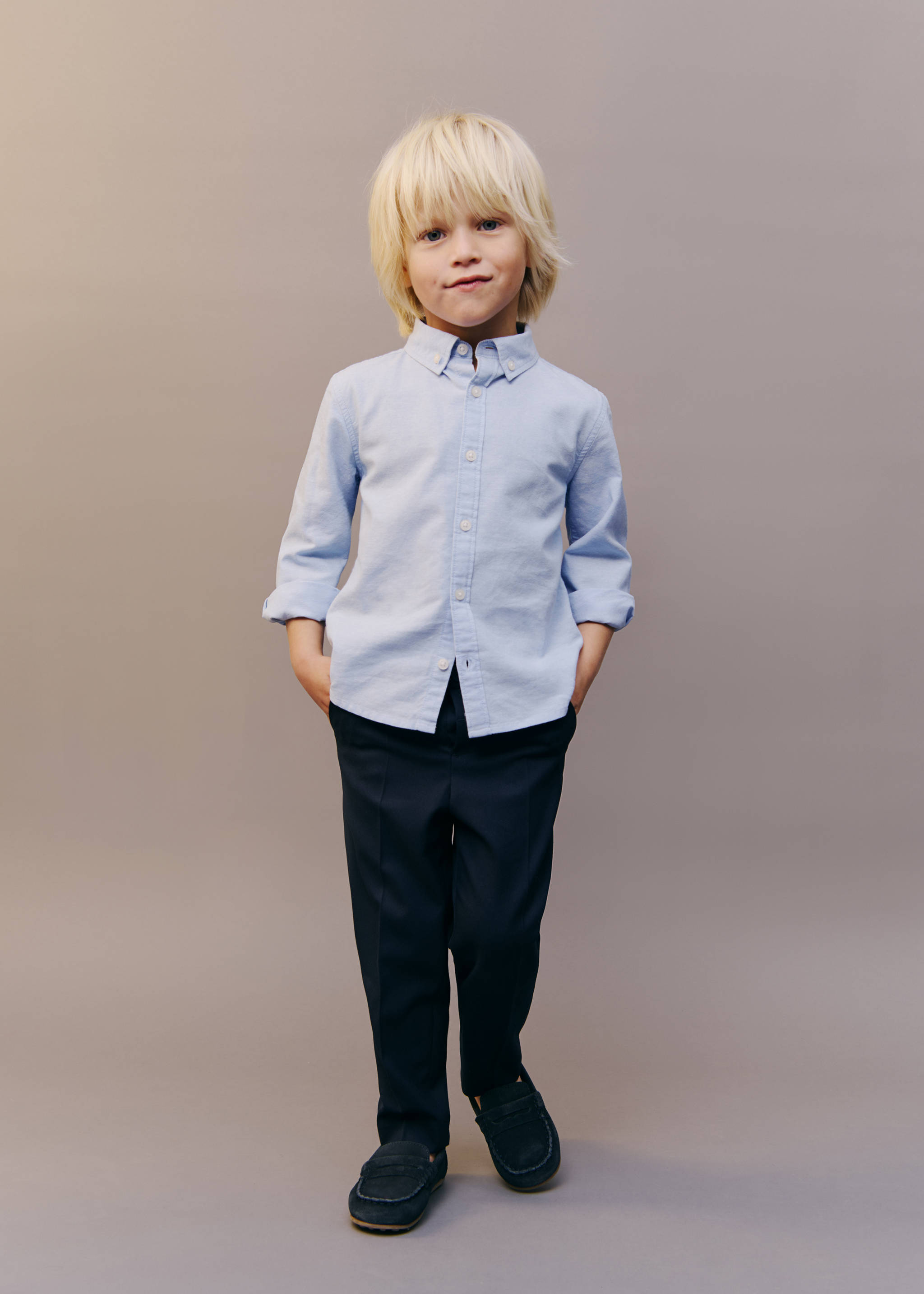 Oxford cotton shirt - Details of the article 5