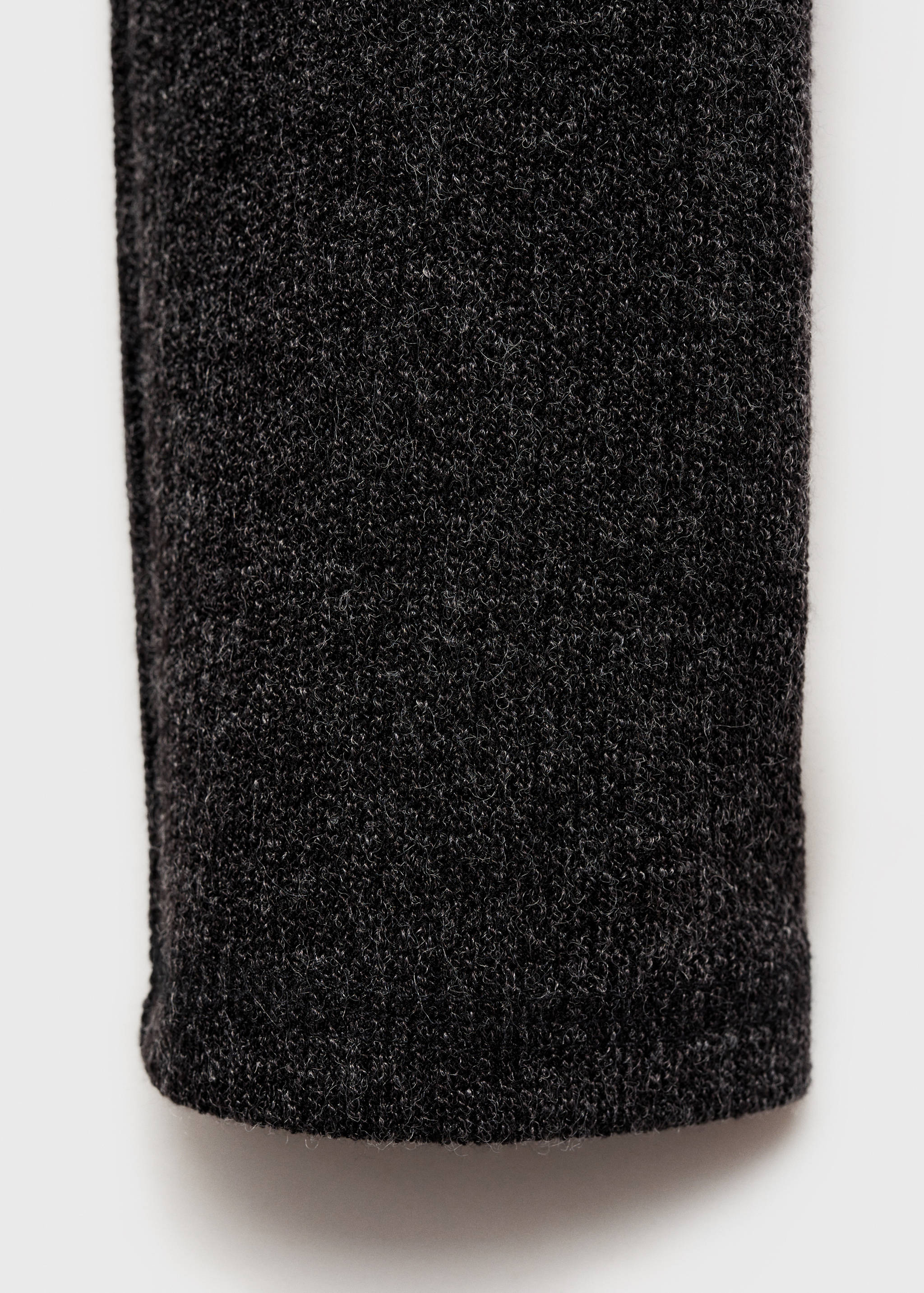 Knitted turtleneck dress - Details of the article 0
