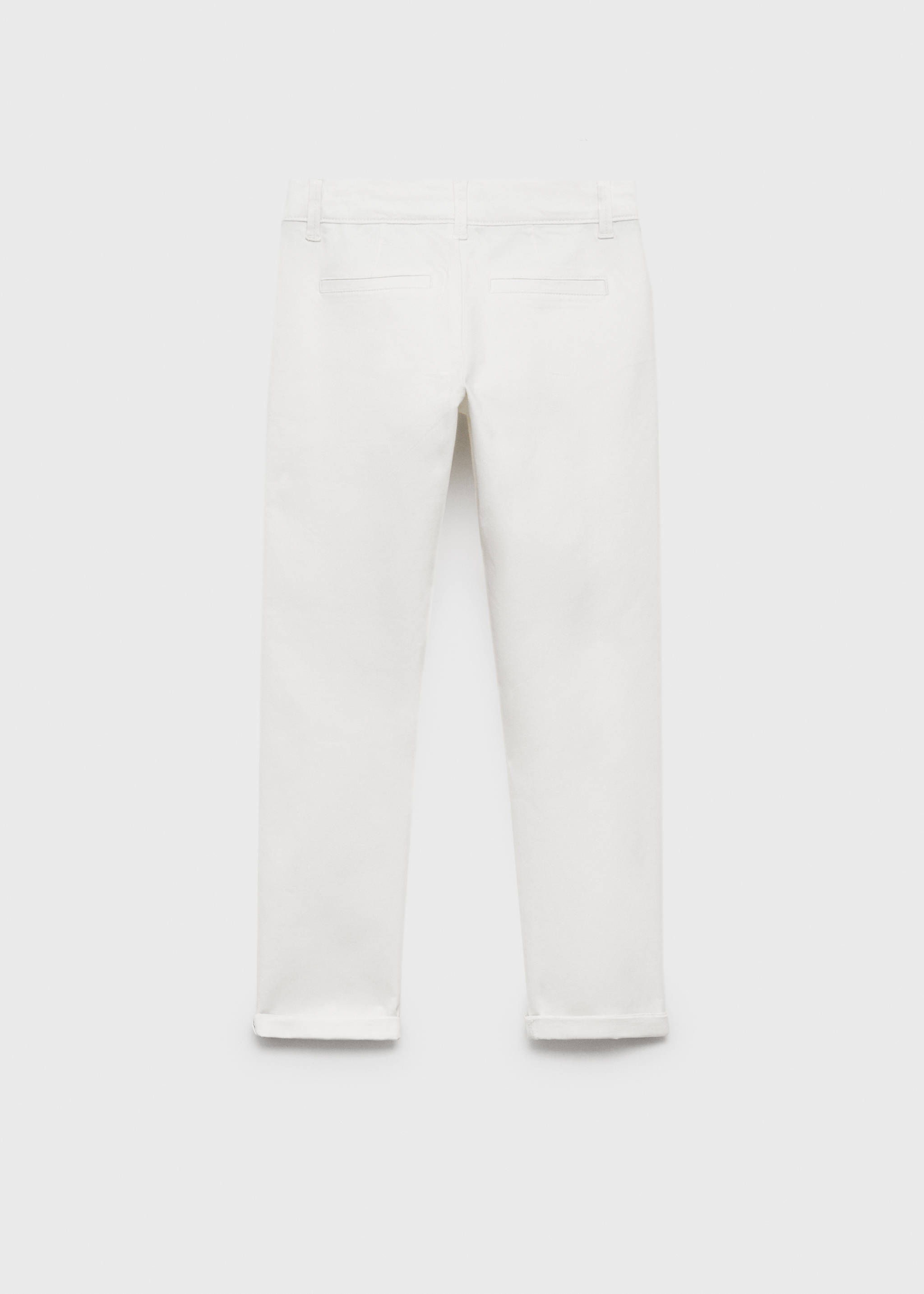 Pantalons xinesos cotó - Revers de l'article