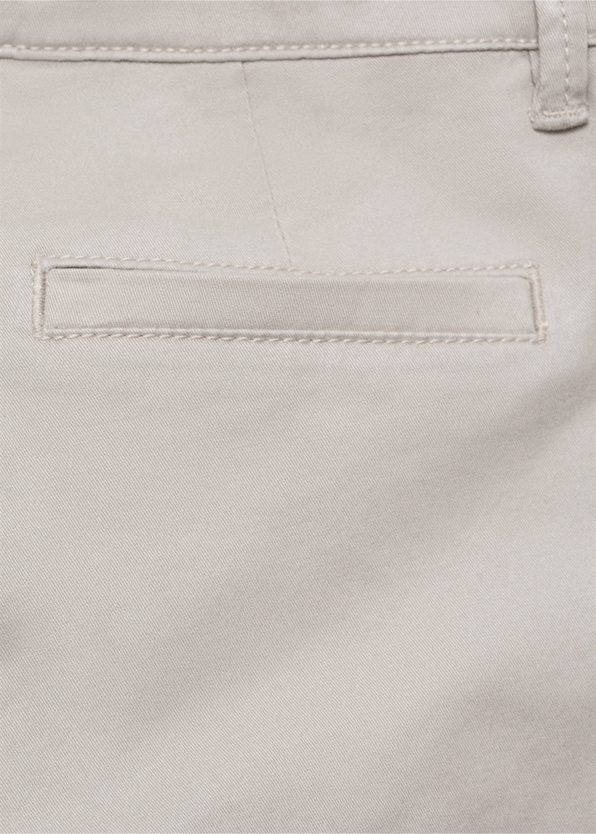 Cotton chinos - Details of the article 0, Ice Grey. Ref: 87090626-00.
