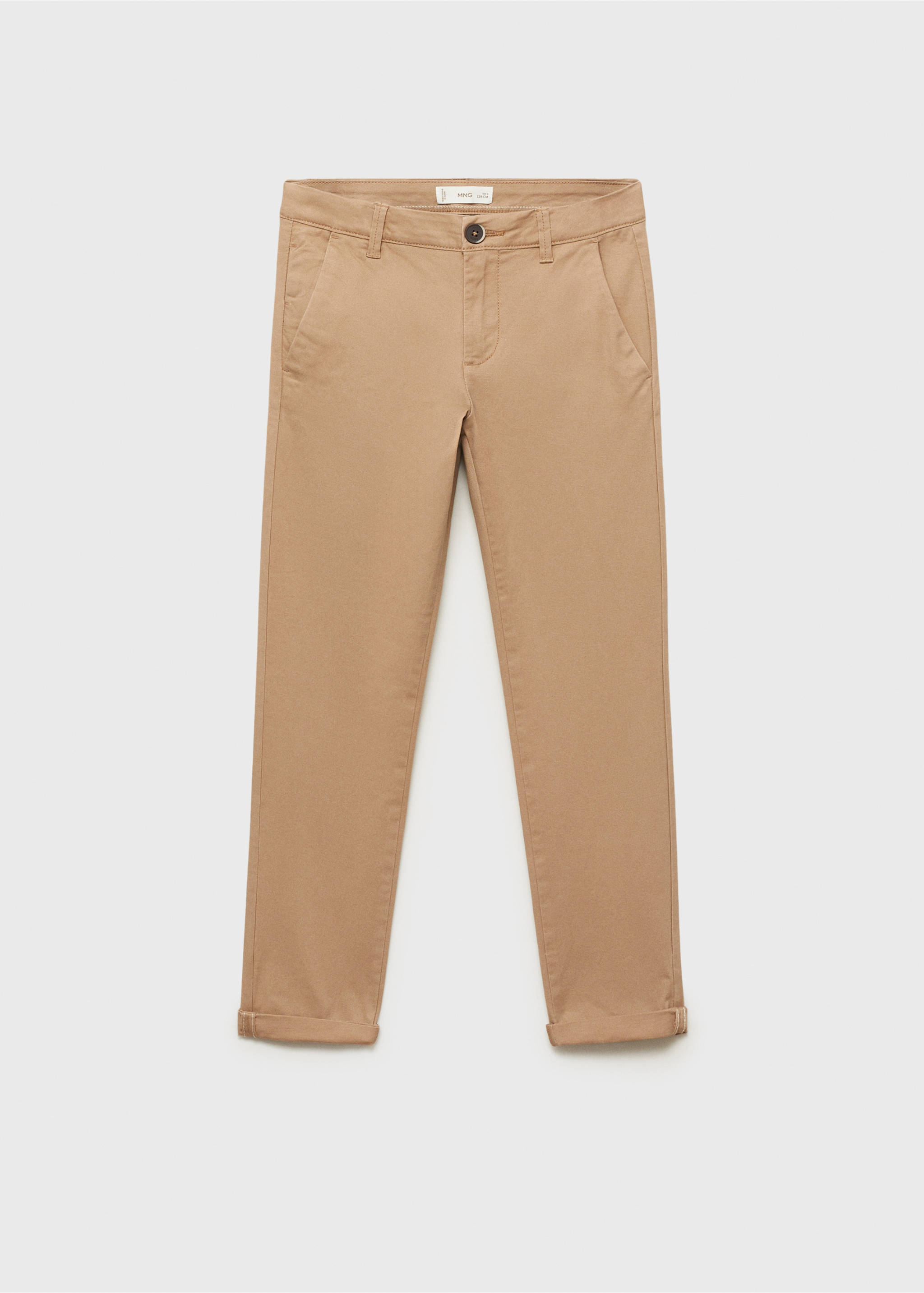 Chinohose aus Baumwolle - Artikel ohne Model, Beige. Ref: 87090626-00.