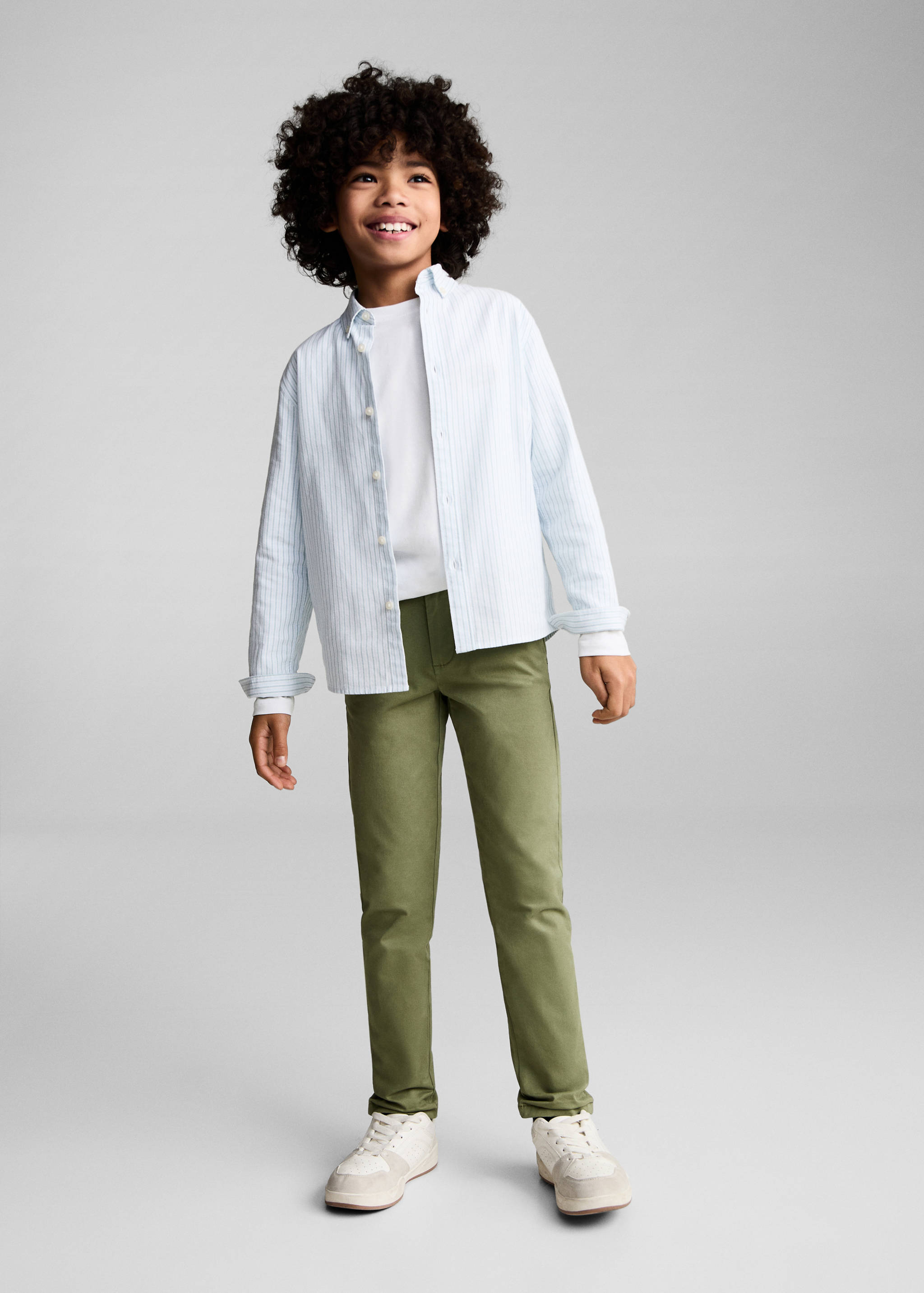 Pantalons xinesos cotó - Pla general